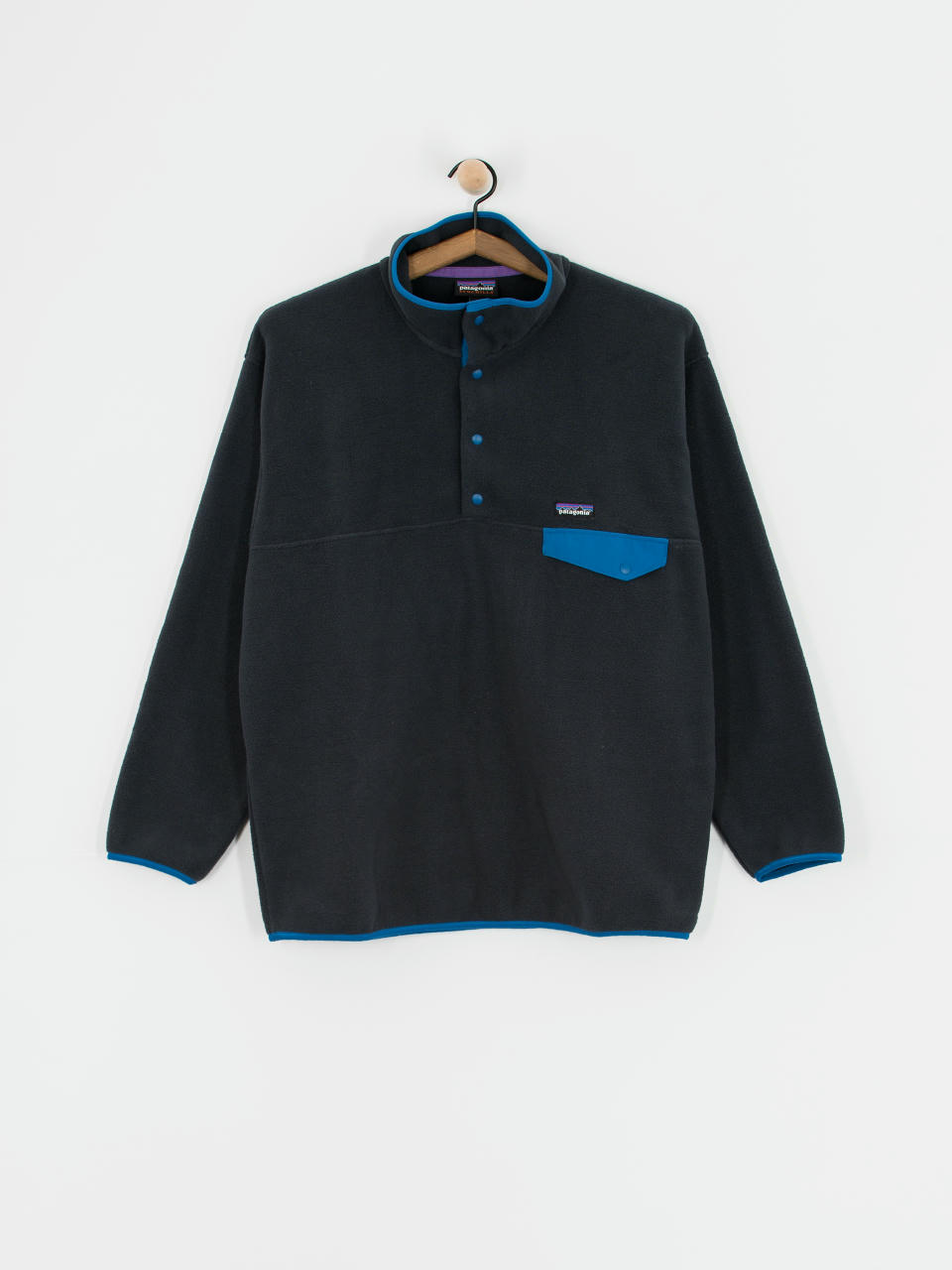 Pentru bărbați Hanorac din fleece Patagonia Synch Snap T (pitch blue)