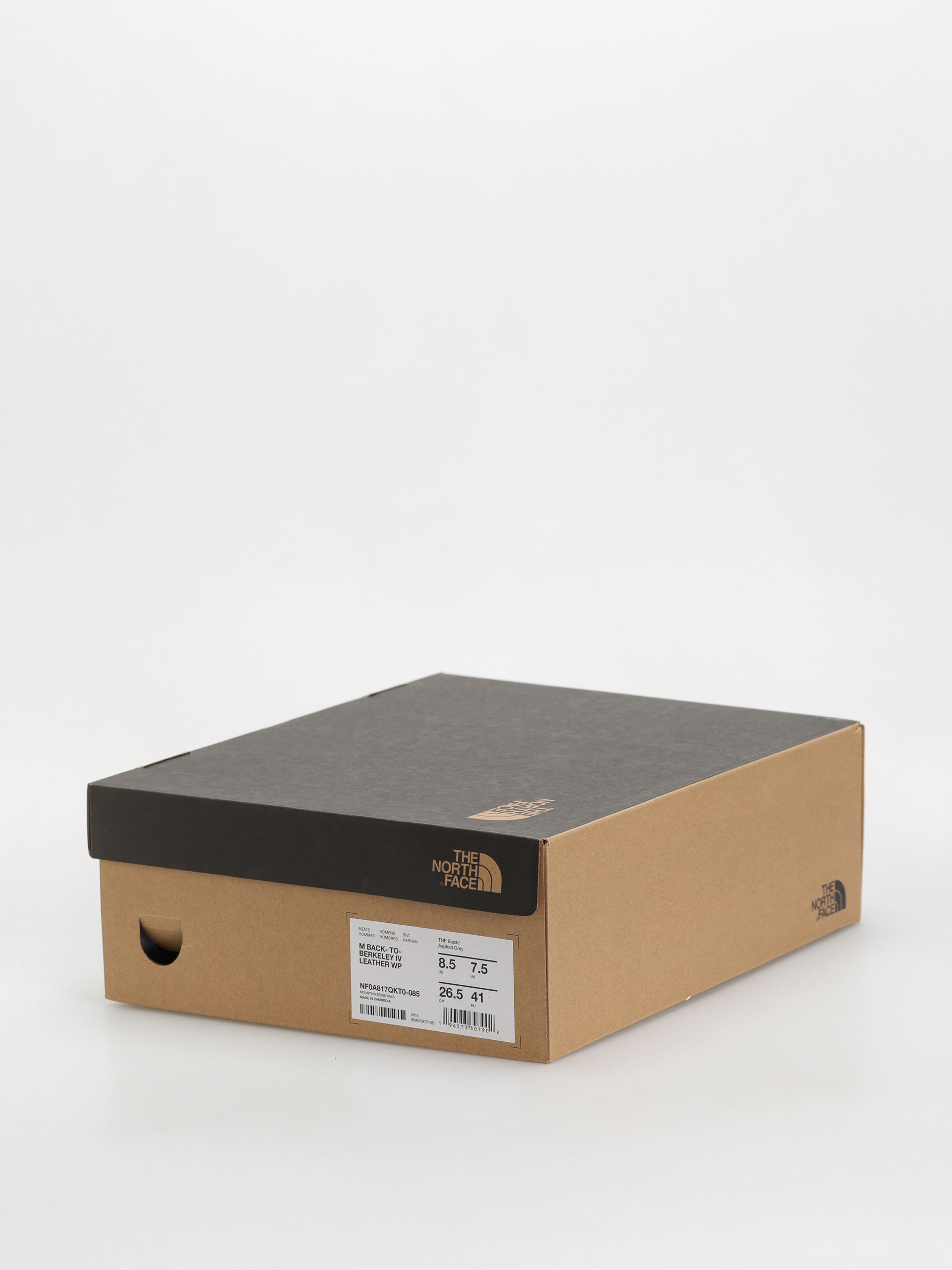 Pantofi The North Face Back To Berkeley Iv Leather Wp (tnf black/asphalt grey)