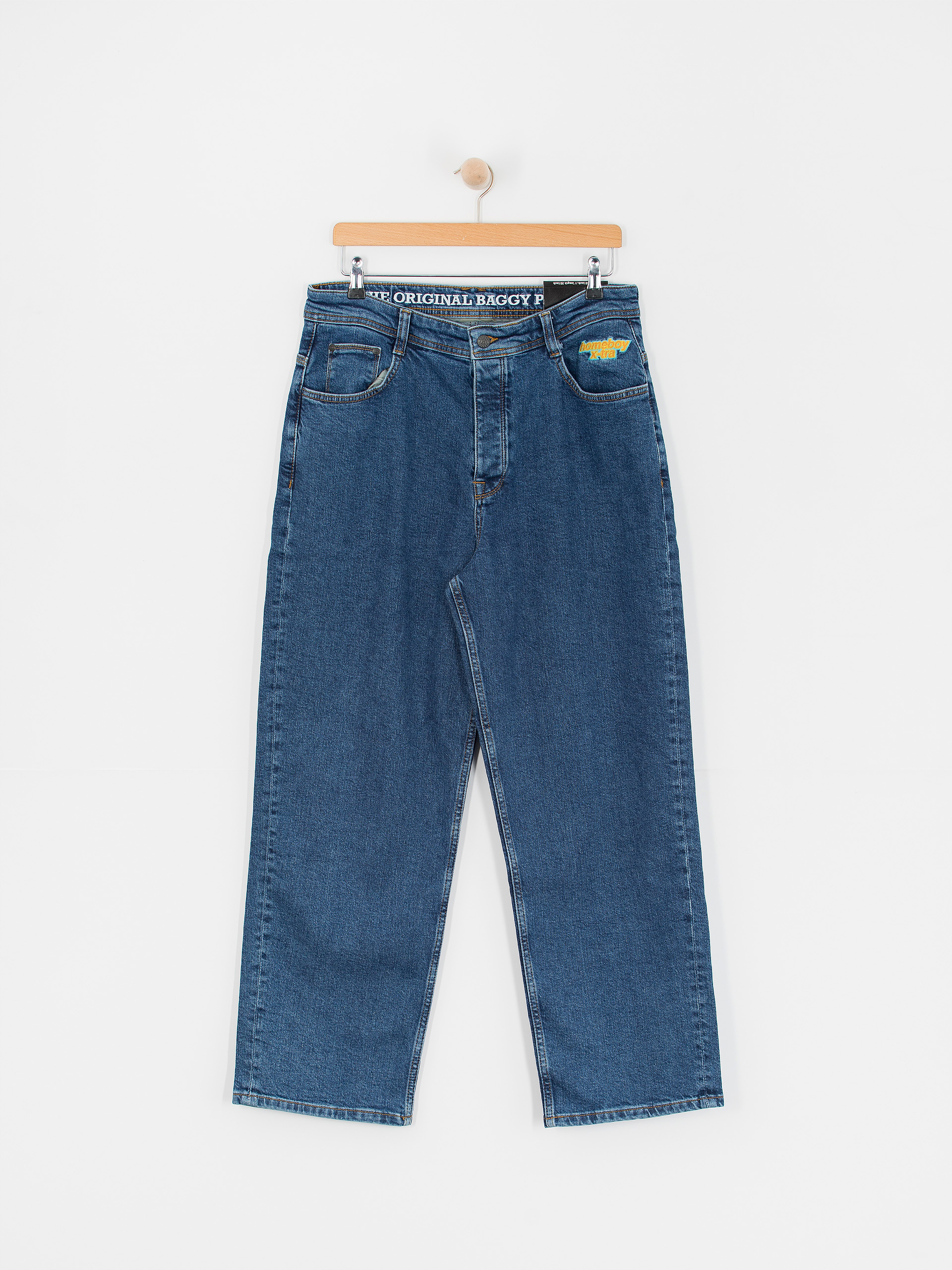 Pantaloni Homeboy X Tra Baggy Denim (washed blue)