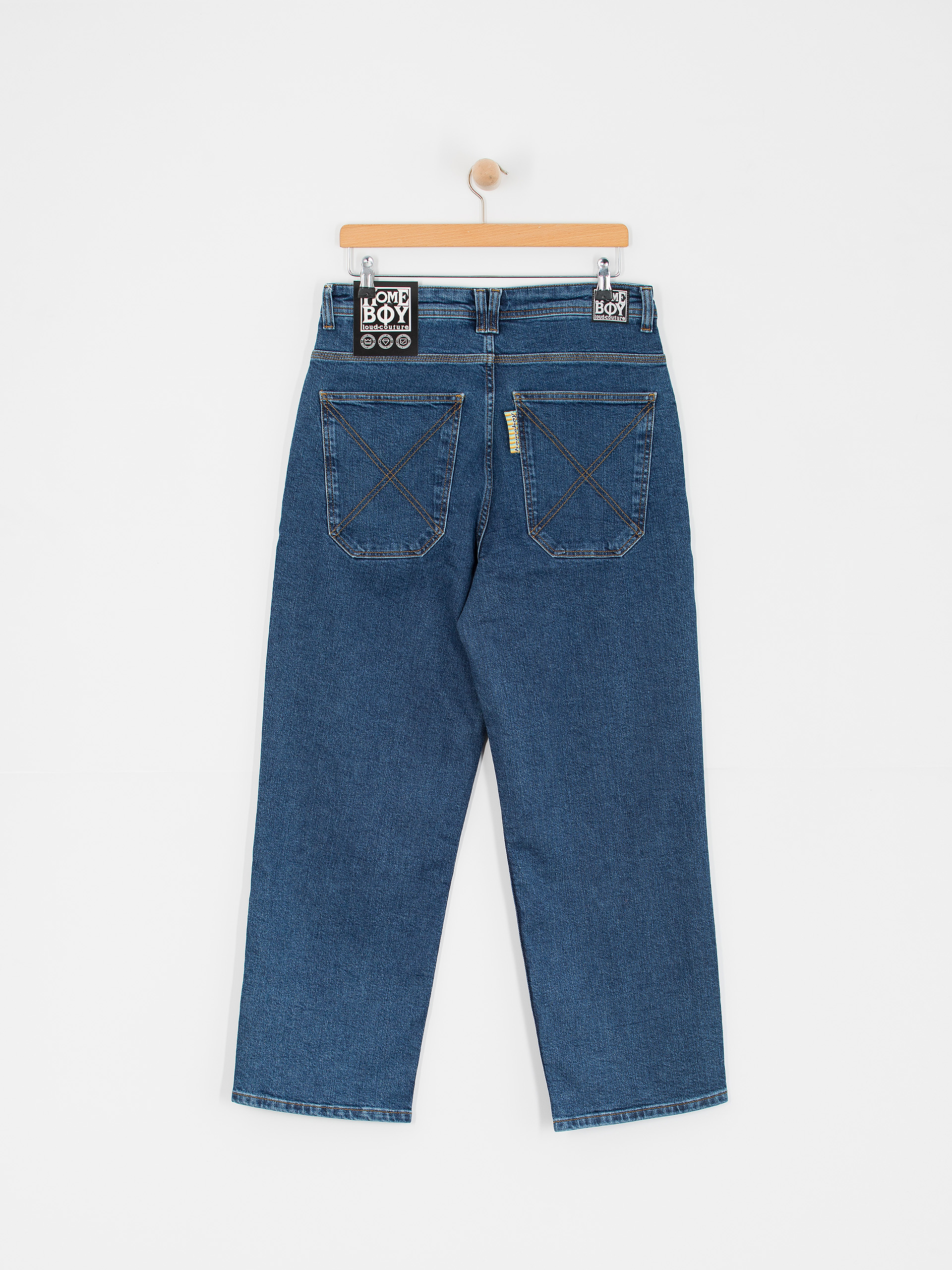 Pantaloni Homeboy X Tra Baggy Denim (washed blue)