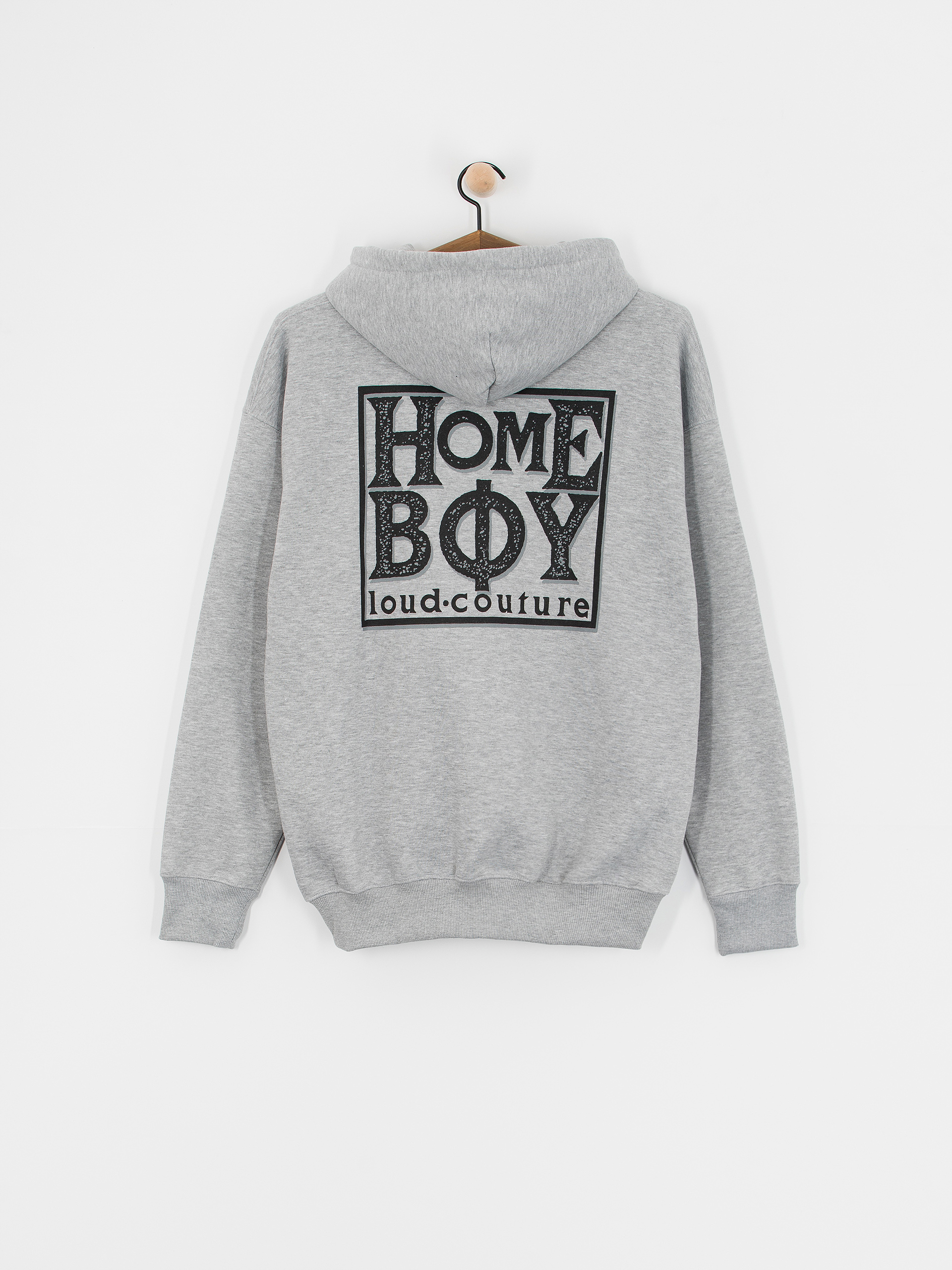 Hanorac Homeboy Old School (grey heather)