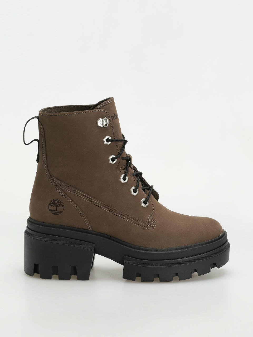 Pantofi de iarnă Timberland Everleigh Mid Lace Up Wmn (medium brown nubuck)