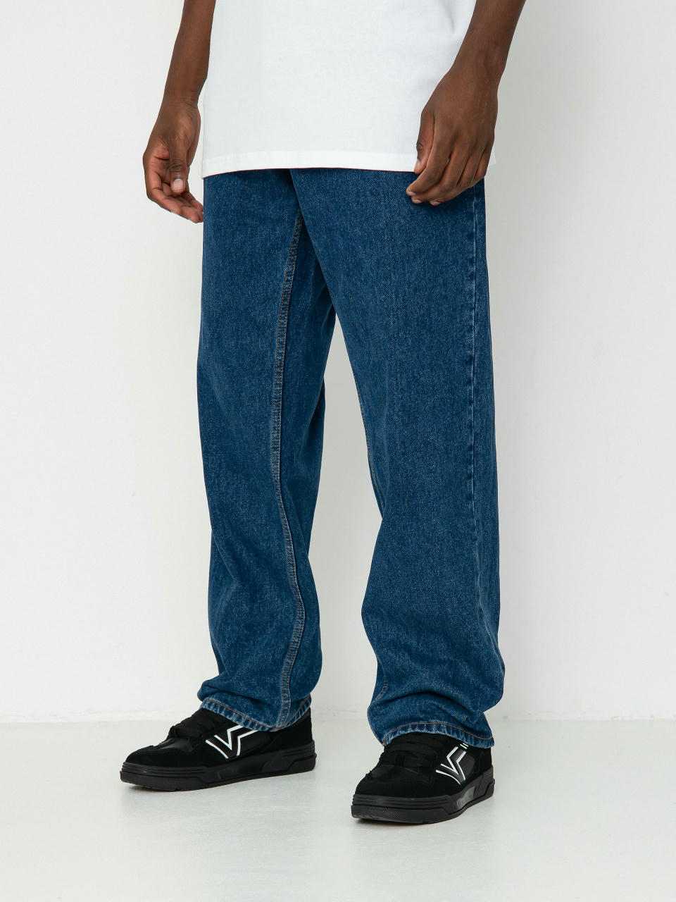 Pantaloni OBEY Hardwork Denim (stonewash indigo)