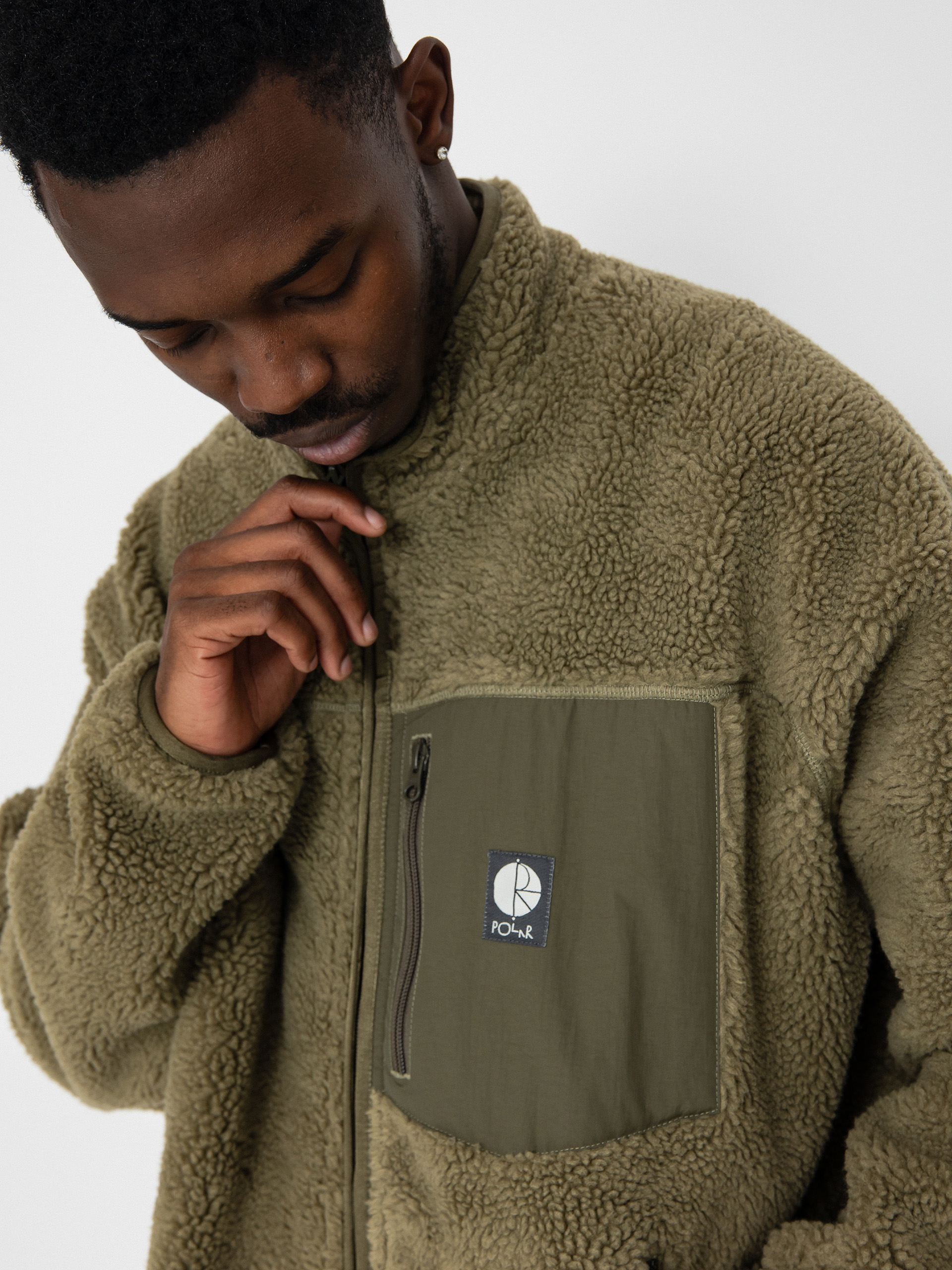 Geacă Polar Skate Kiki (khaki green)