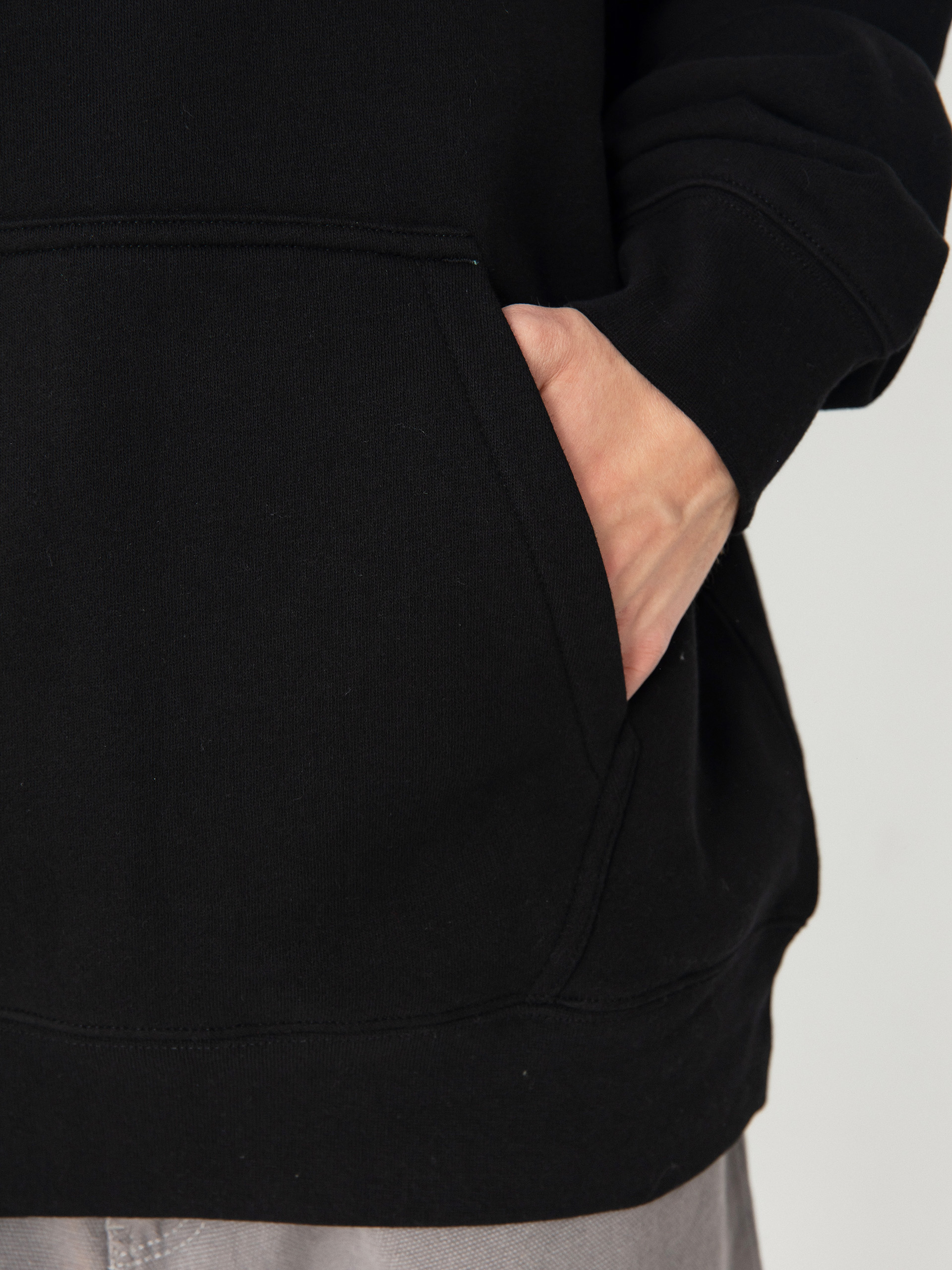 Hanorac cu glugă Fox X Kawasaki HD - negru (black)