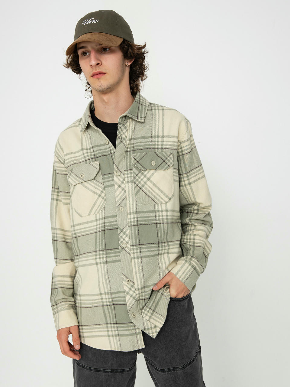 Cămașă Fox Traildust Flannel (cream)