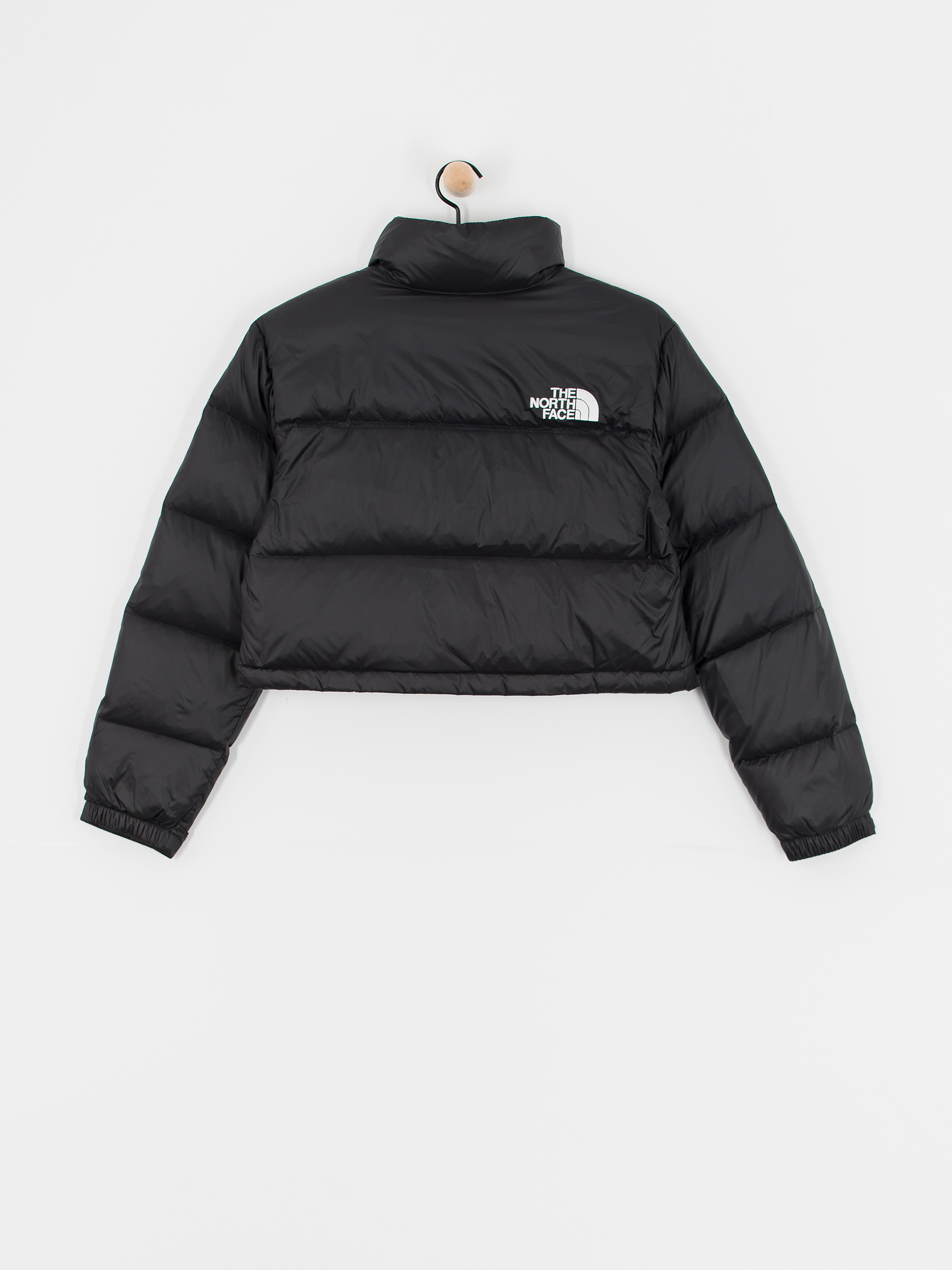 Geacă The North Face Nuptse Short Wmn - negru (tnf black/tnf black)
