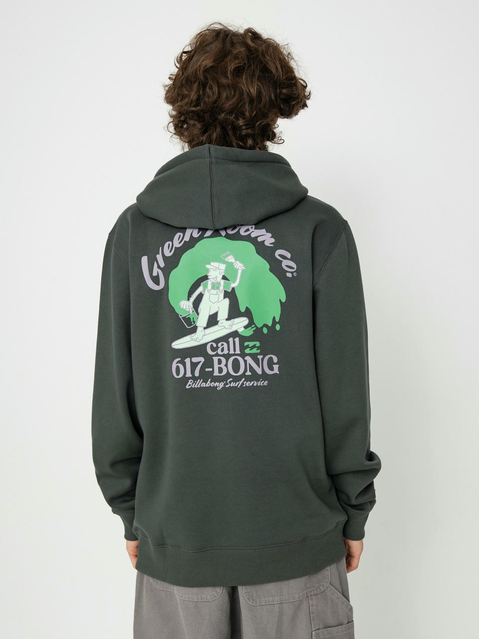 Hanorac cu glugă Billabong Surf Service HD (slate green)