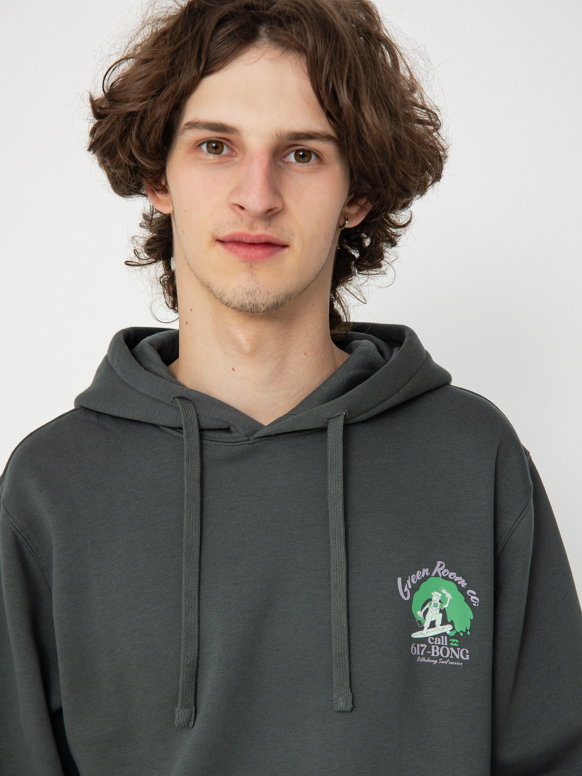 Hanorac cu glugă Billabong Surf Service HD (slate green)