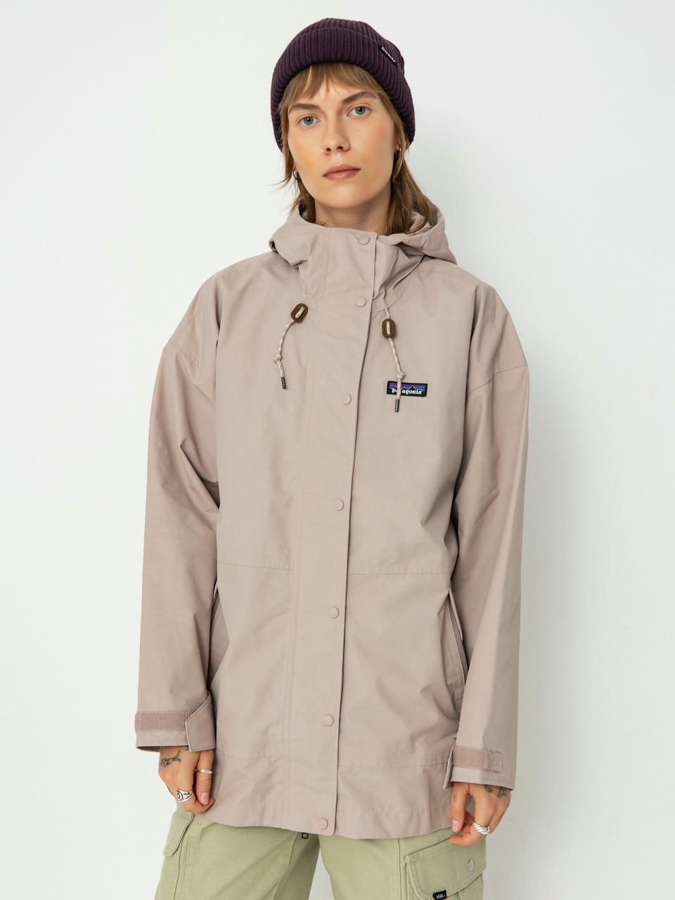 Geacă Patagonia Outdoor Everyday Rain Wmn (stingray mauve)