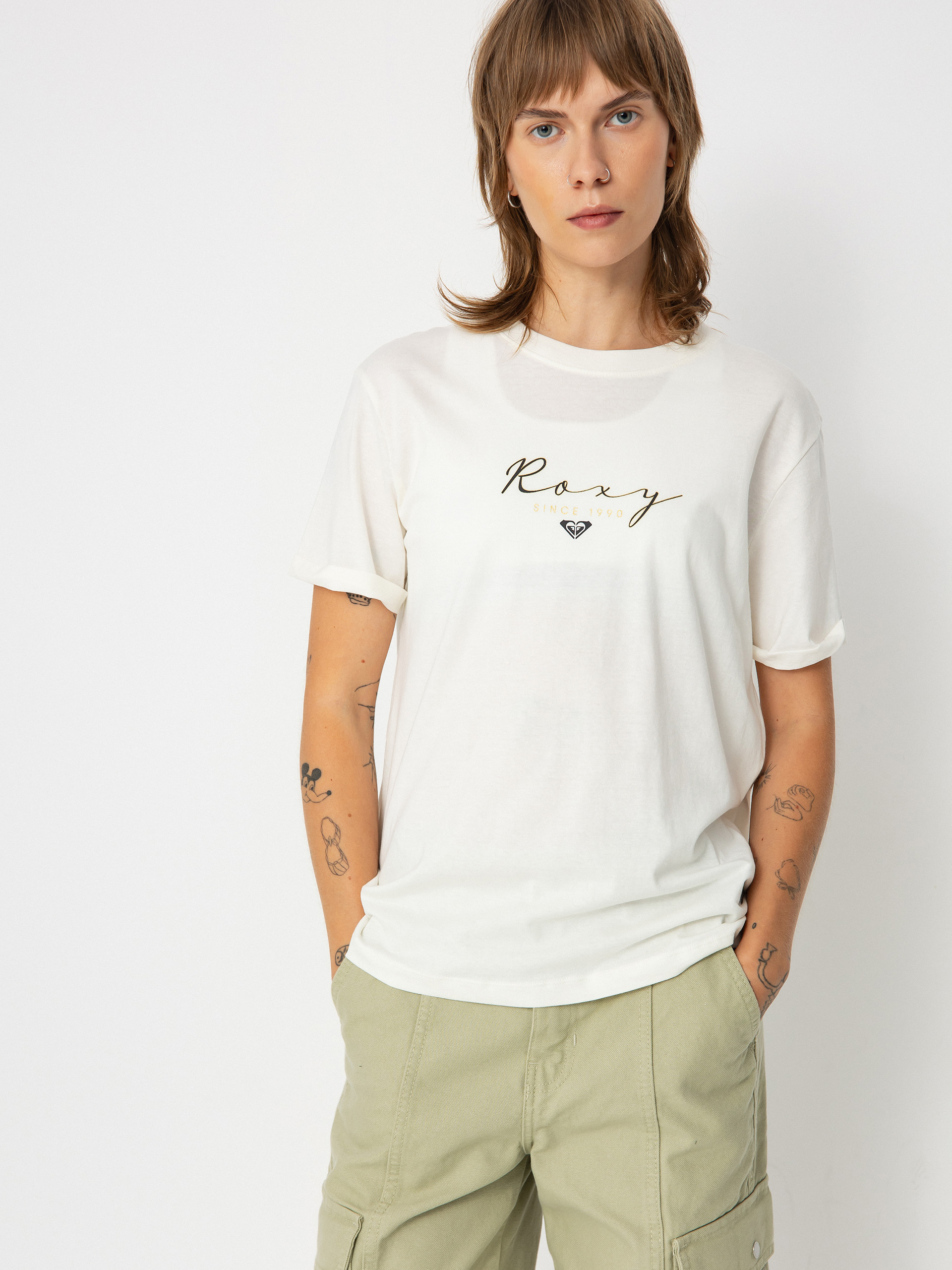 Tricou Roxy Noon Ocean A Wmn (egret)