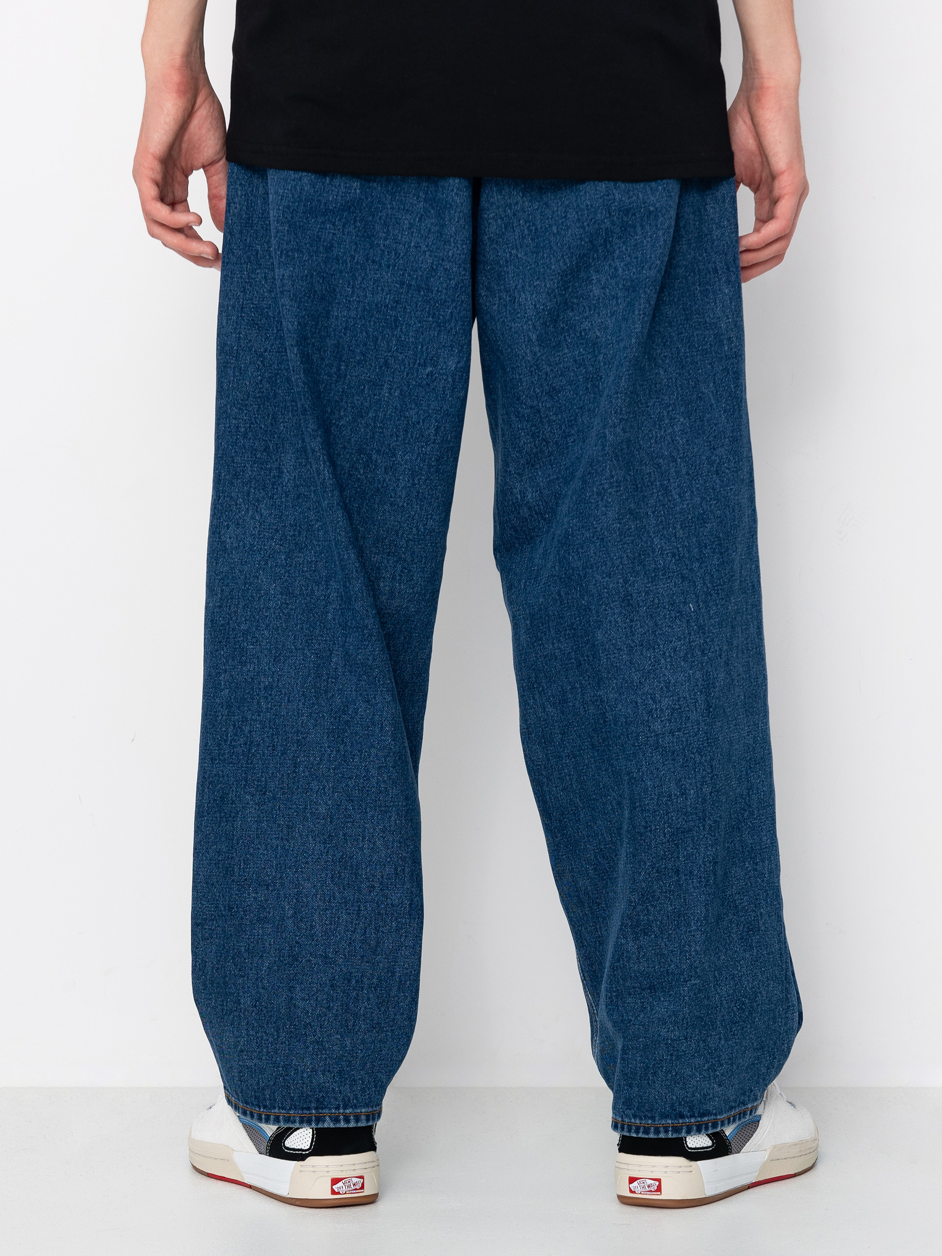 Pantaloni OBEY Bigwig Baggy Denim (stone wash indigo)