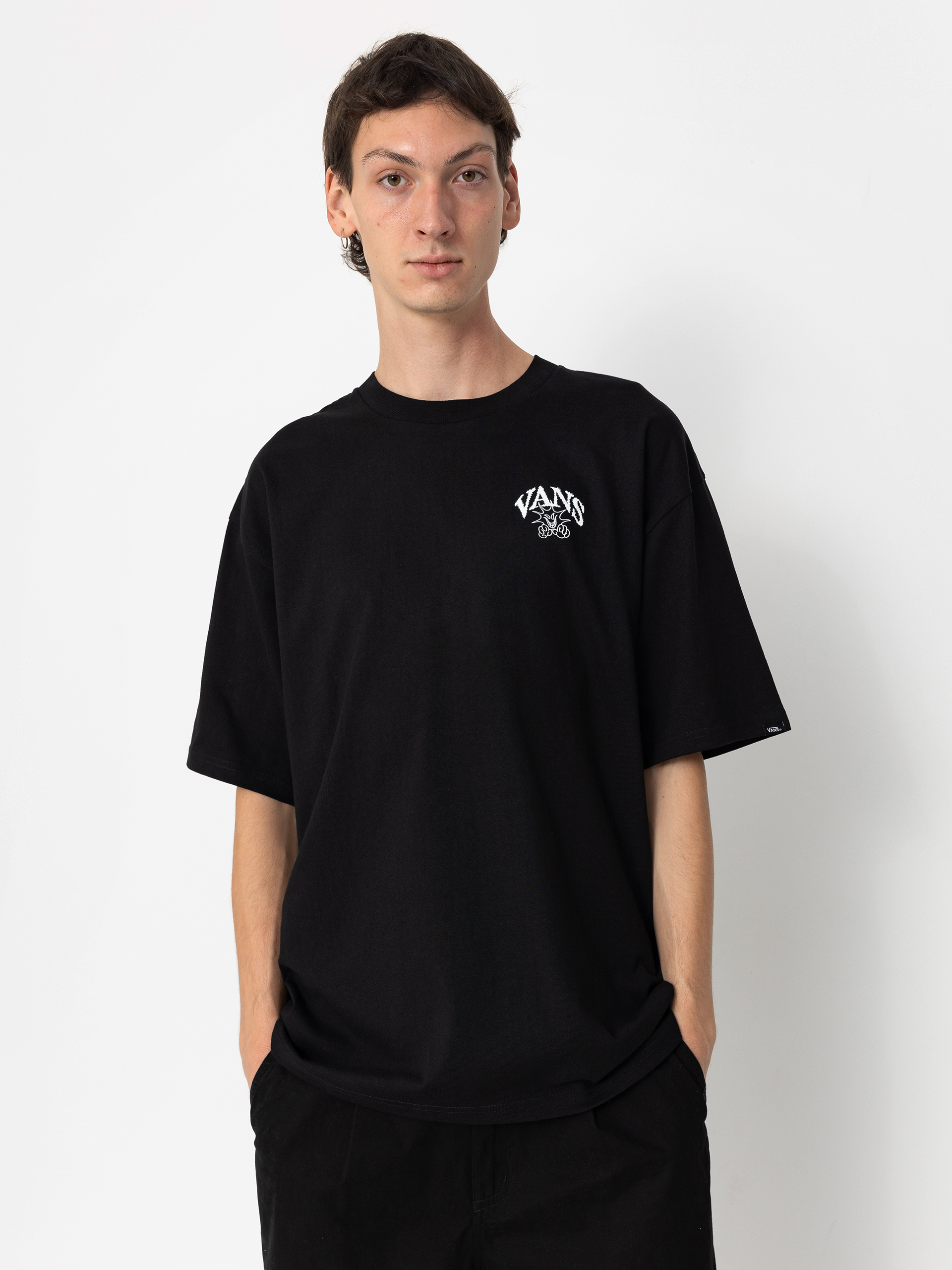 Tricou Vans Checker Logo Gfx Loose (black)
