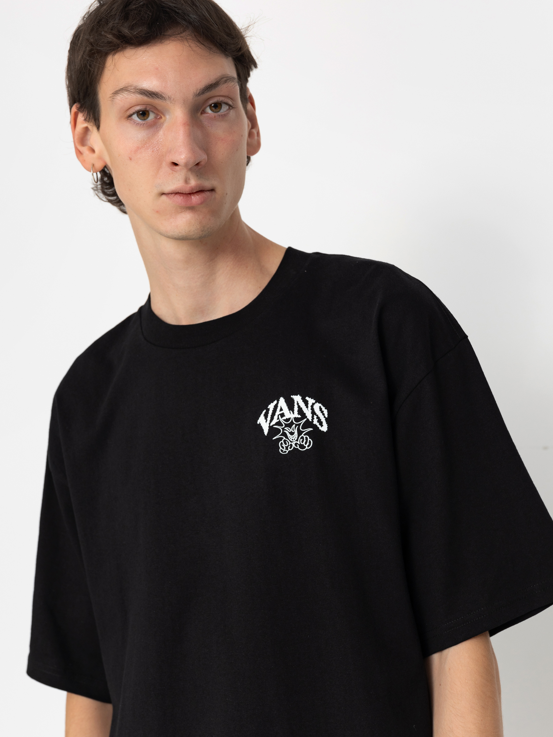 Tricou Vans Checker Logo Gfx Loose (black)