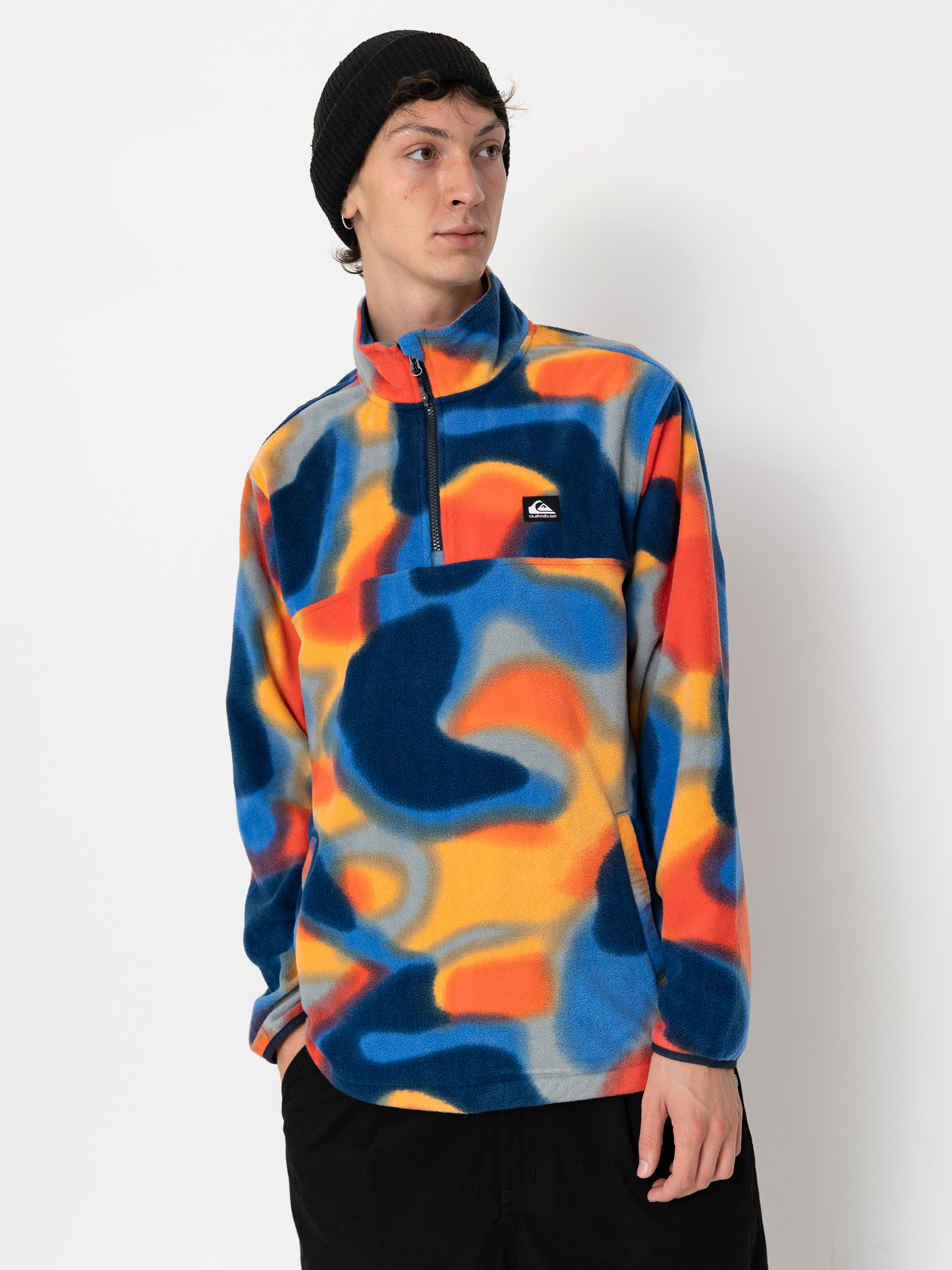 Hanorac din fleece Quiksilver Surf Days 1/2 Zip (surf days spray camo)