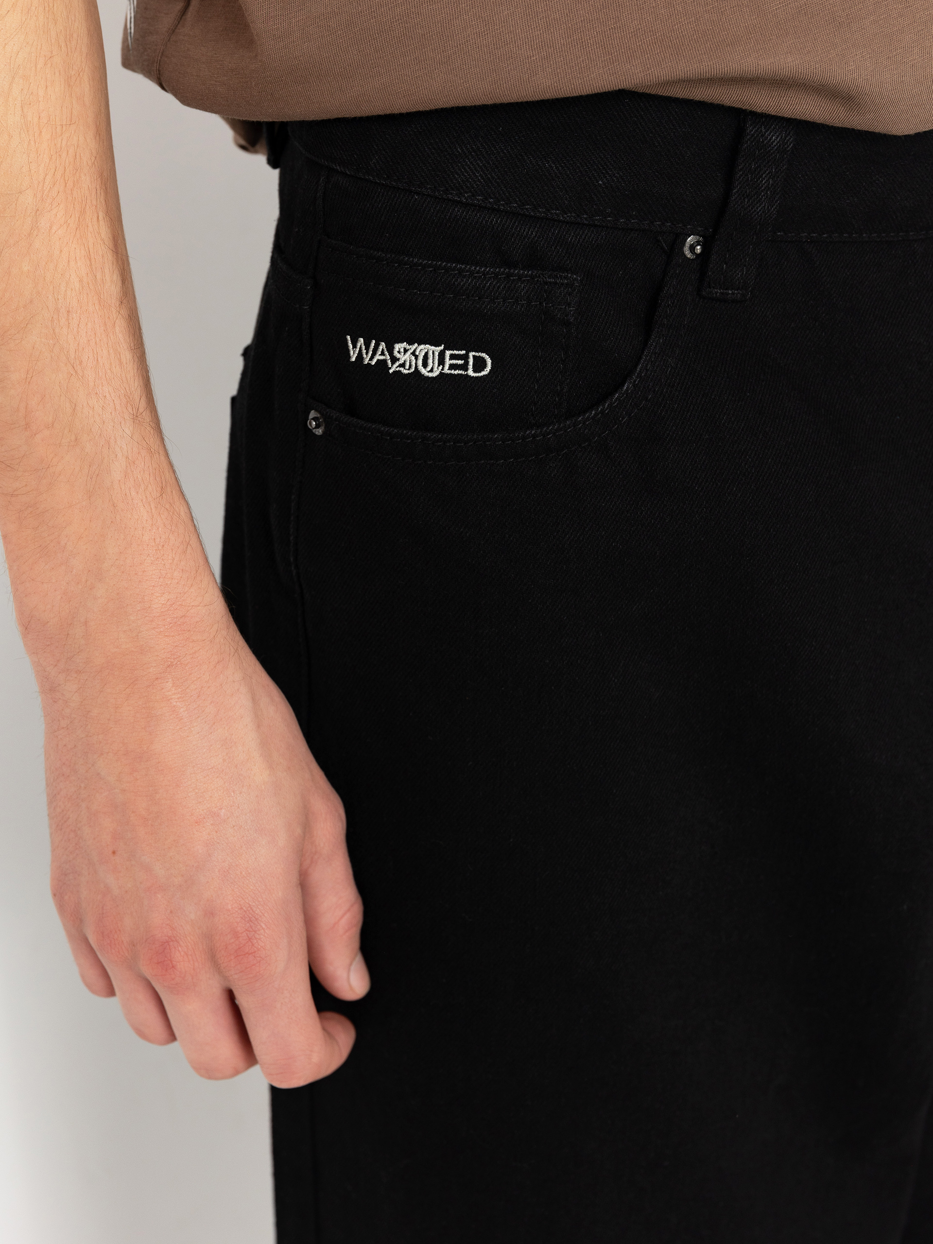 Pantaloni Wasted Paris Signature Casper (black)
