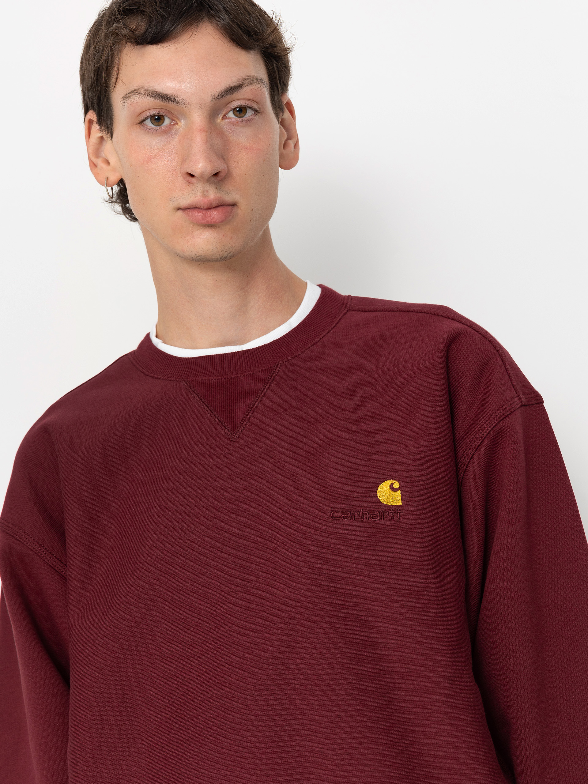 Hanorac Carhartt WIP American Script (malbec)