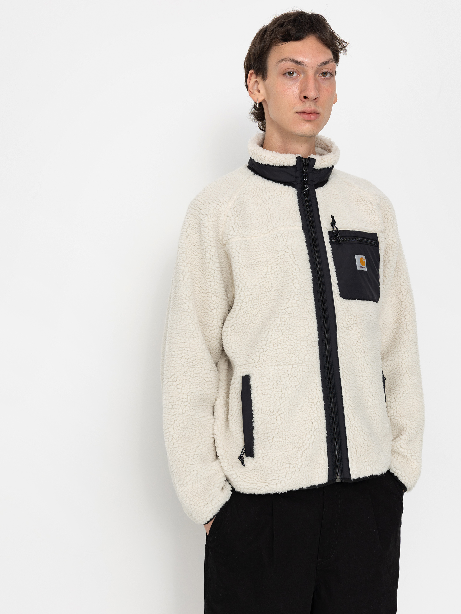 Geacă Carhartt WIP Prentis Liner (moonbeam/black)