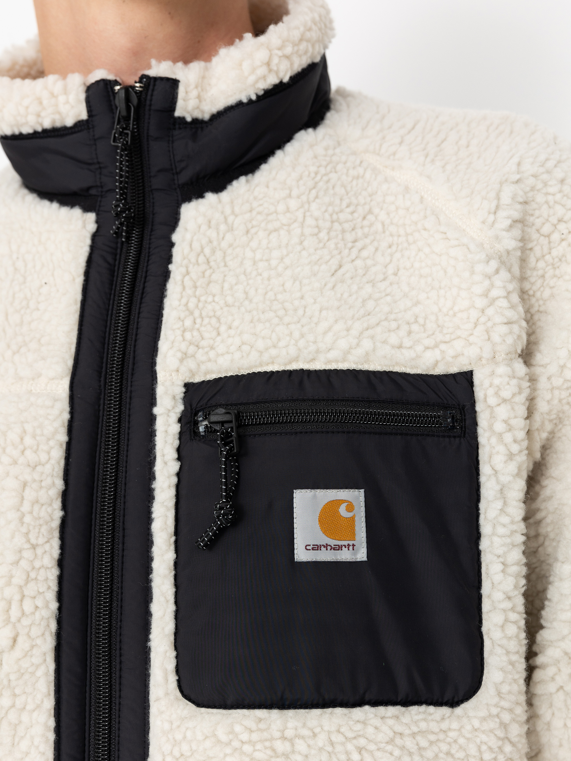 Geacă Carhartt WIP Prentis Liner (moonbeam/black)