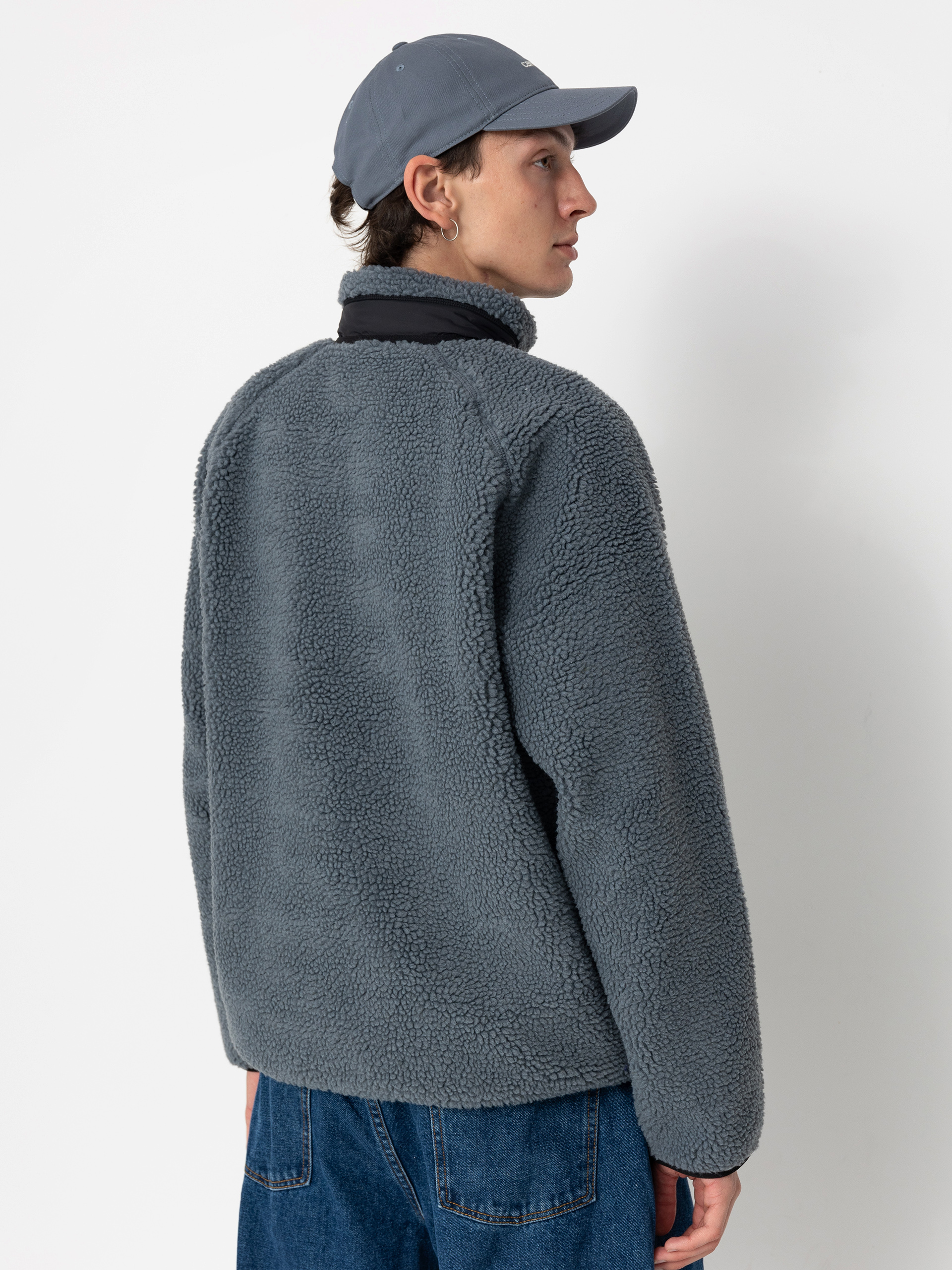 Geacă Carhartt WIP Prentis Liner (dove grey/black)