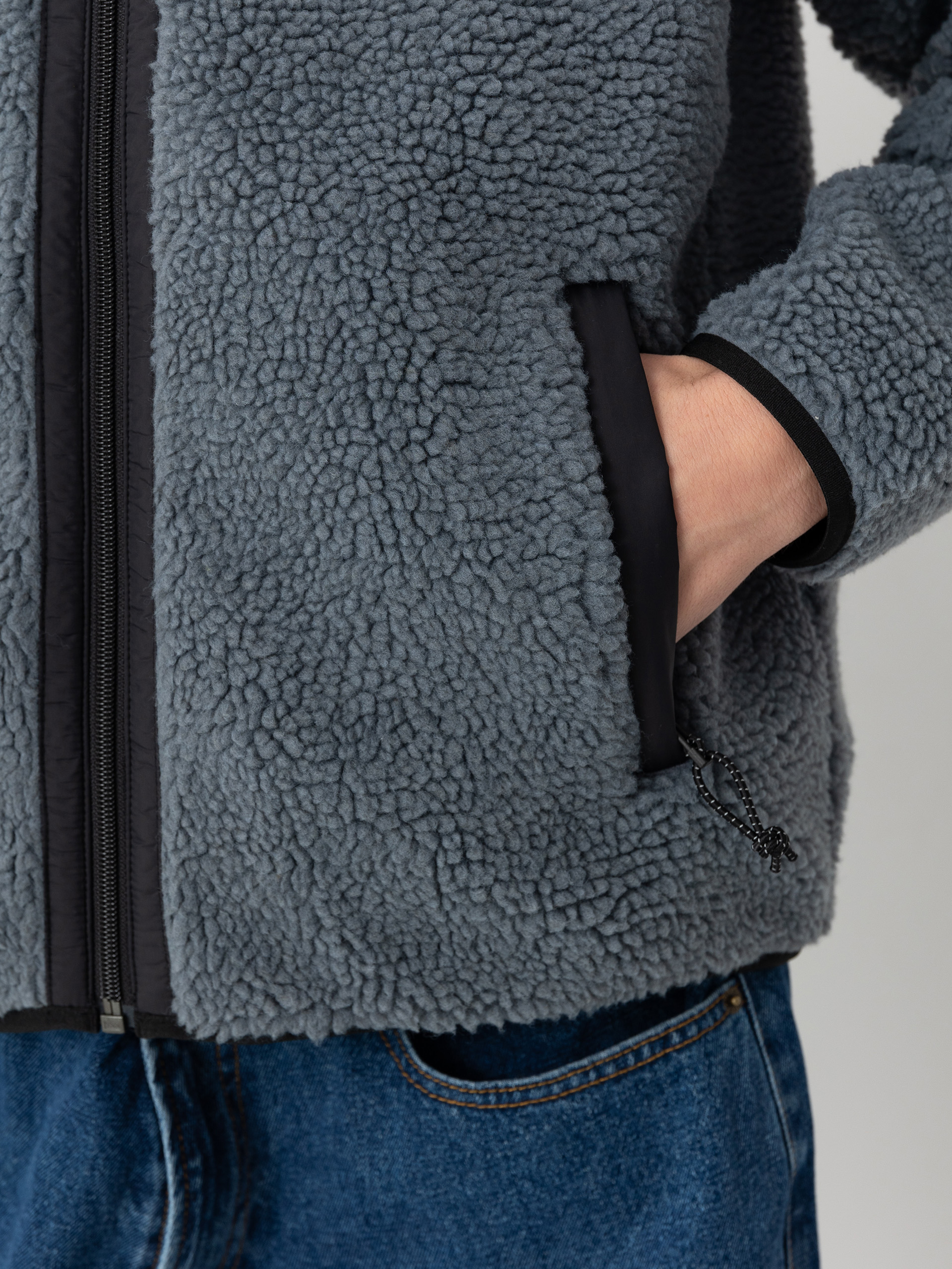 Geacă Carhartt WIP Prentis Liner (dove grey/black)