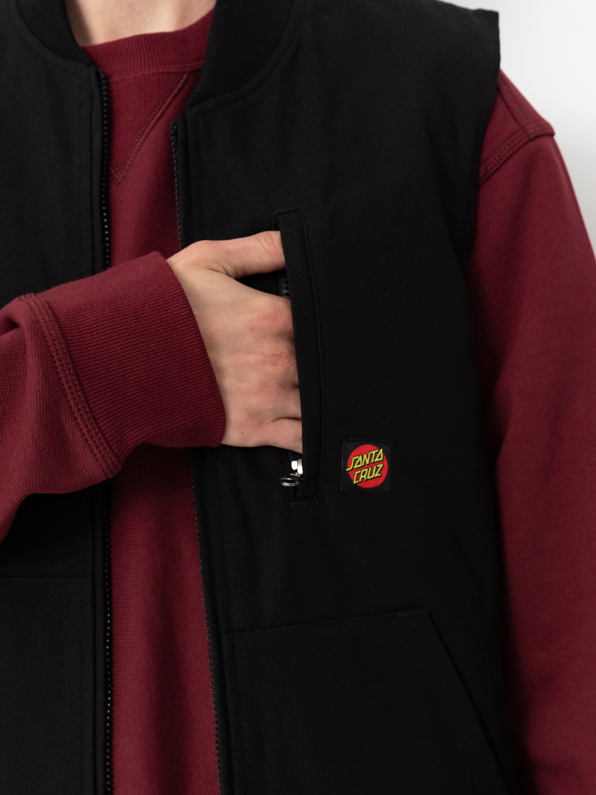 Geacă Santa Cruz Classic Label Vest (black)