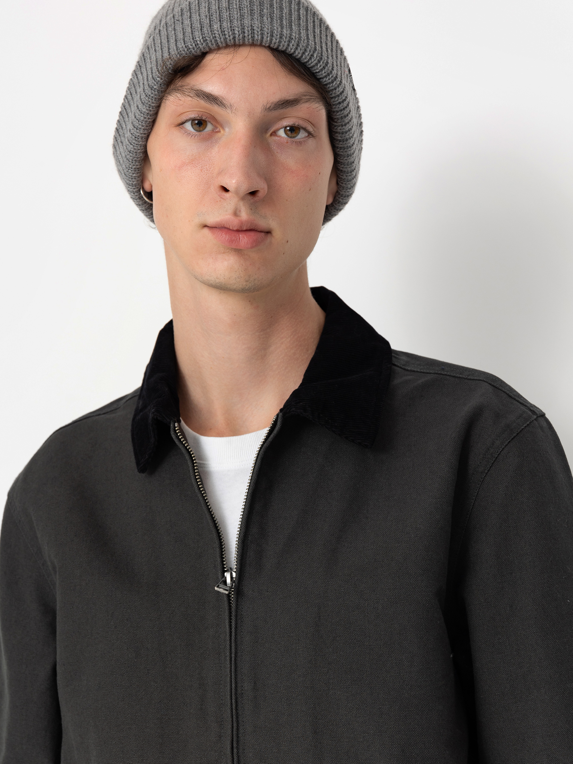 Geacă Brixton Mechanic Garage Zip (washed black)