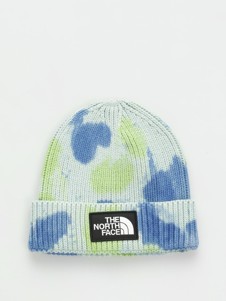 Căciulă The North Face Tie Dye Logo Box (muted pine/tnf blue/lim)