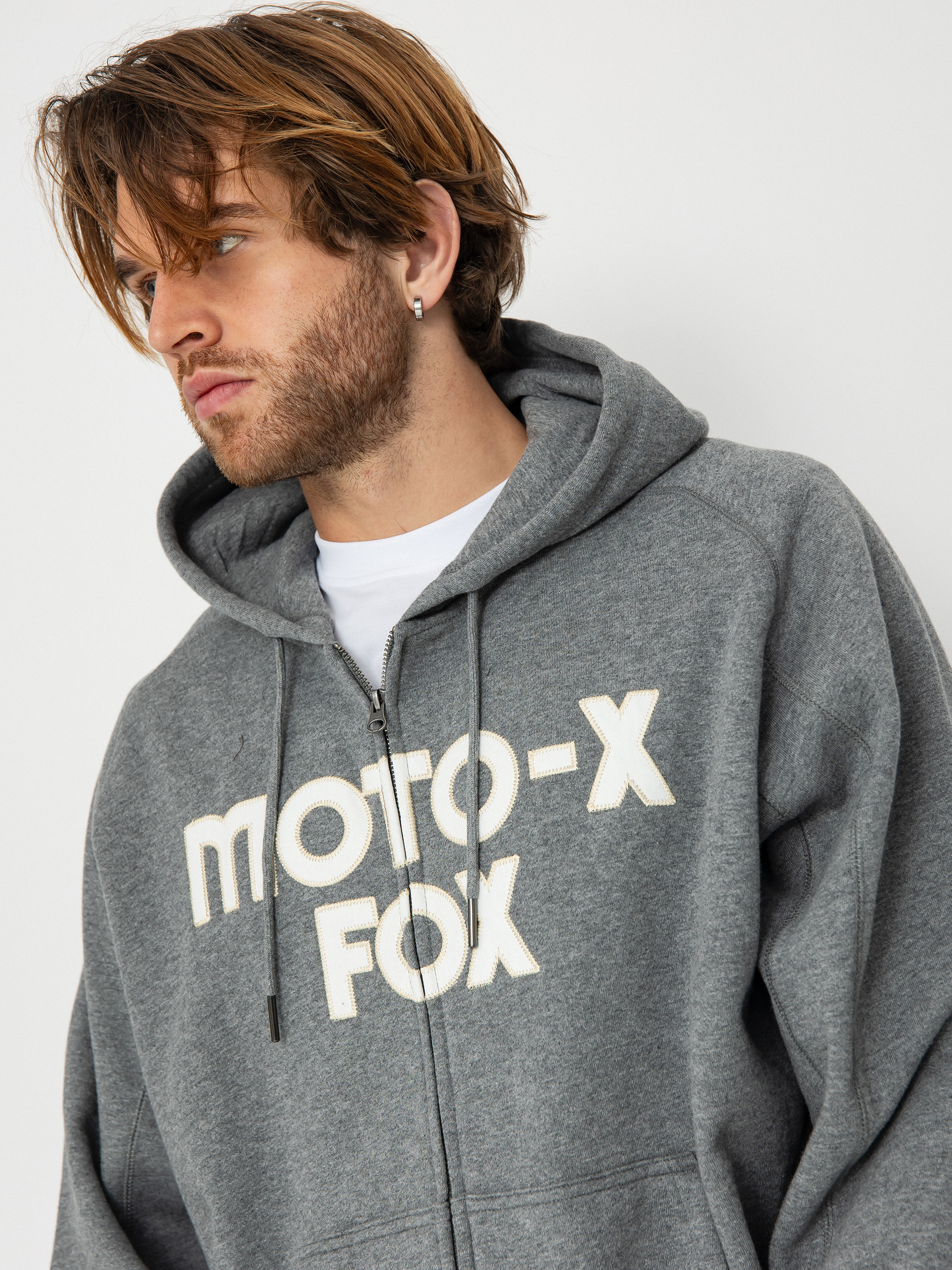 Hanorac cu glugă Fox Moto-X ZHD (heather graph)