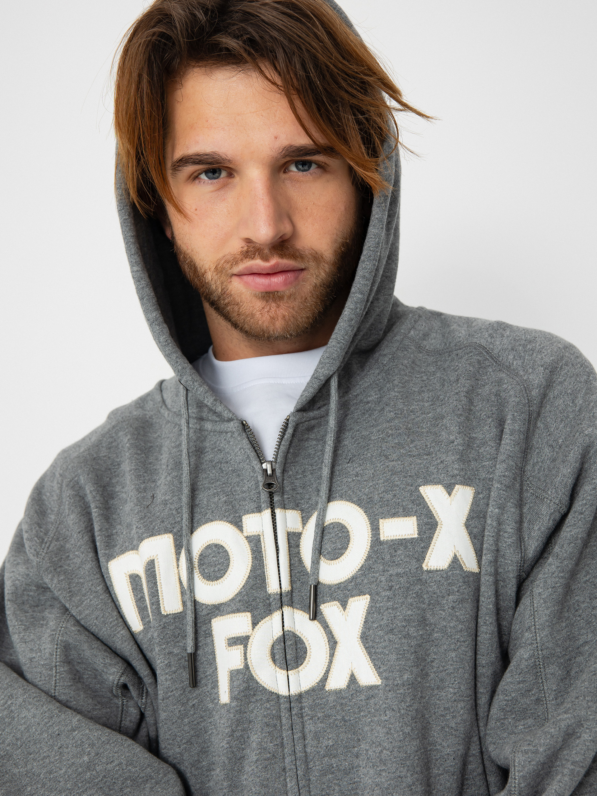 Hanorac cu glugă Fox Moto-X ZHD (heather graph)