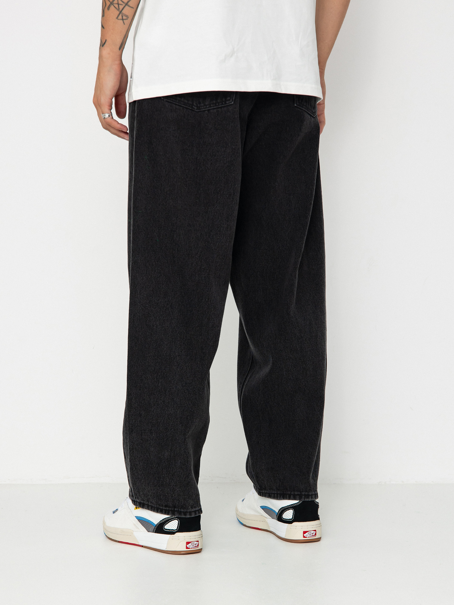Pantaloni OBEY Bigwig Baggy Denim (faded black)