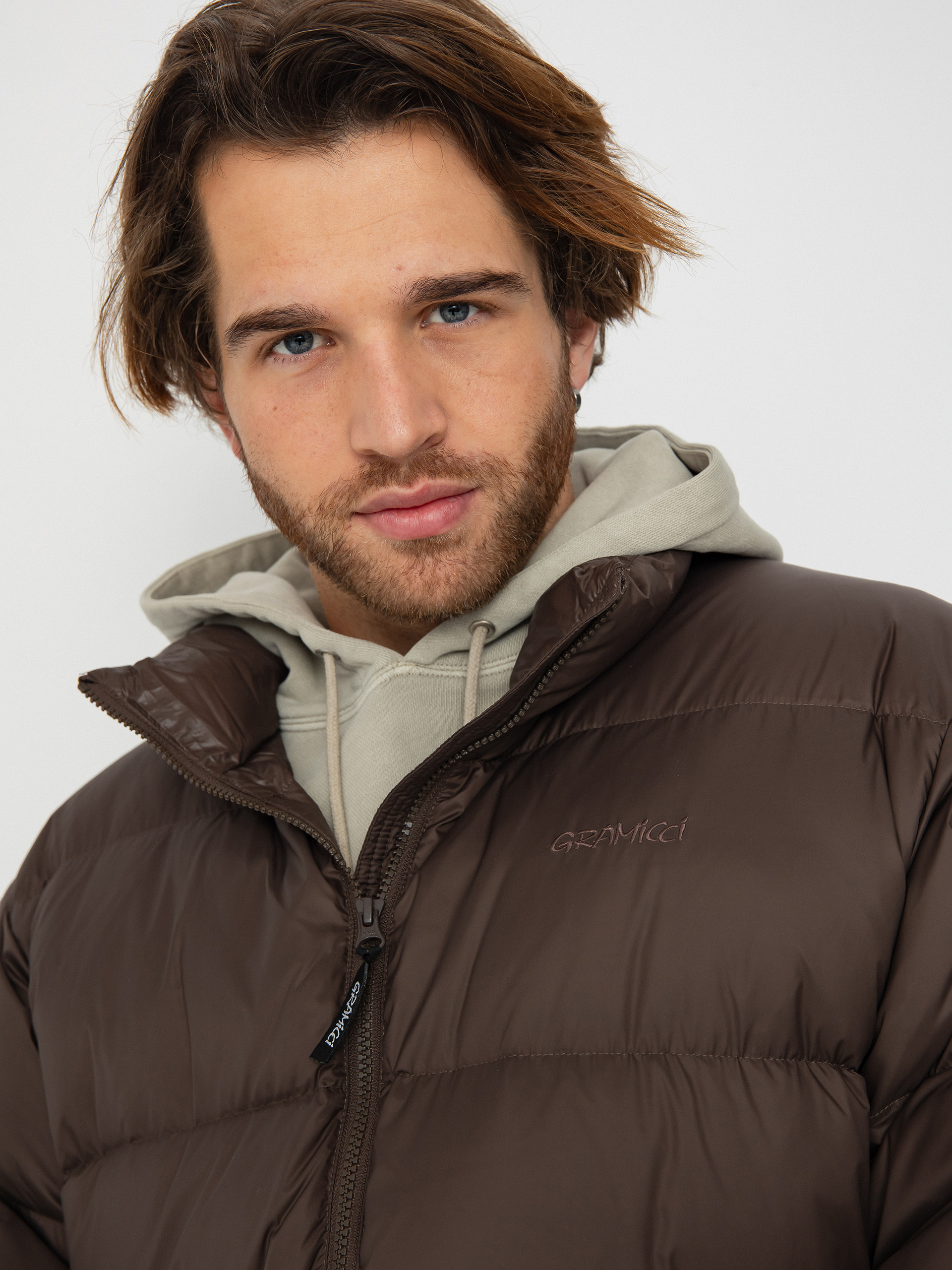 Geacă Gramicci Down Puffer (dark brown)