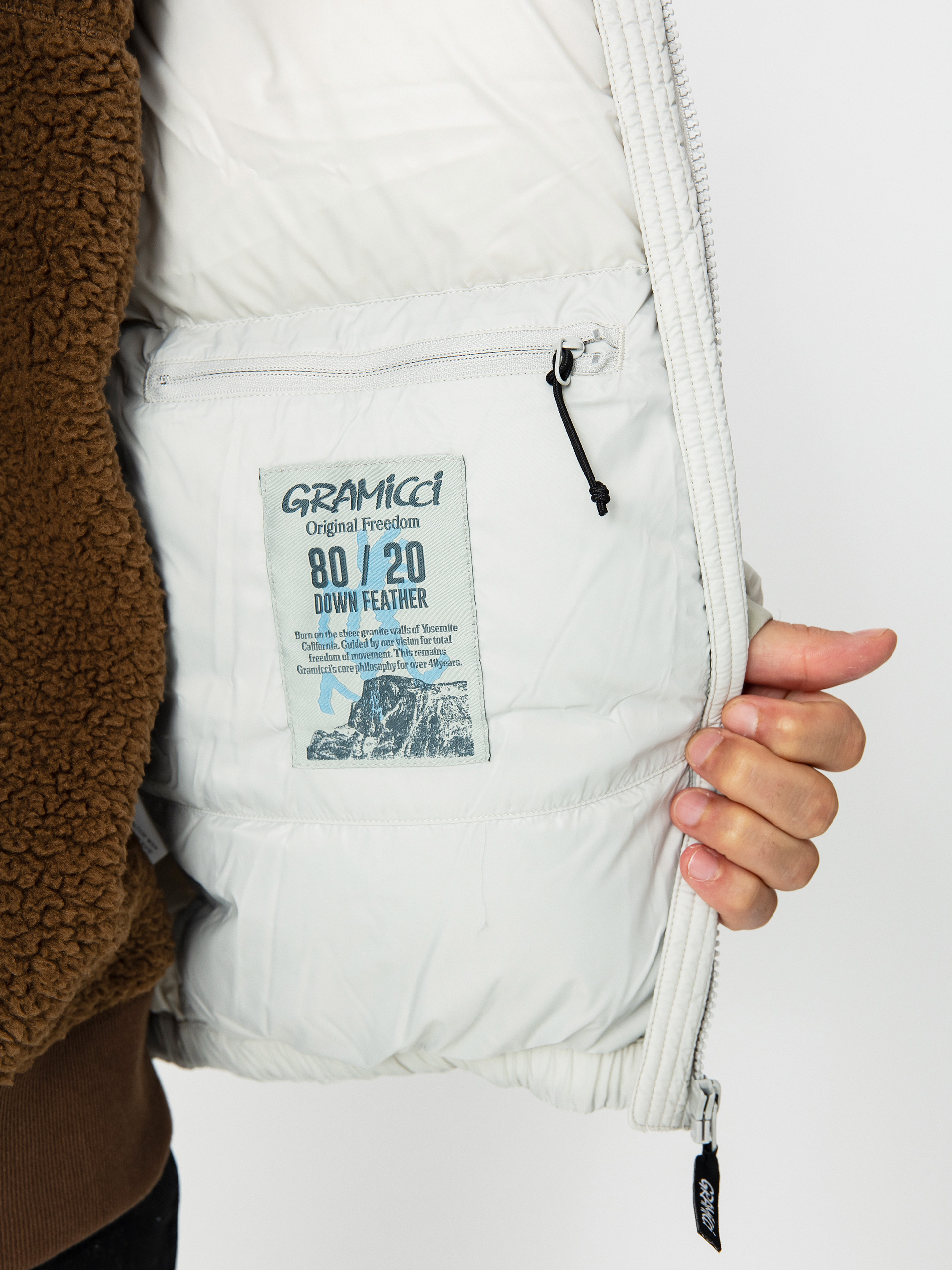 Geacă Gramicci Down Puffer (light beige)