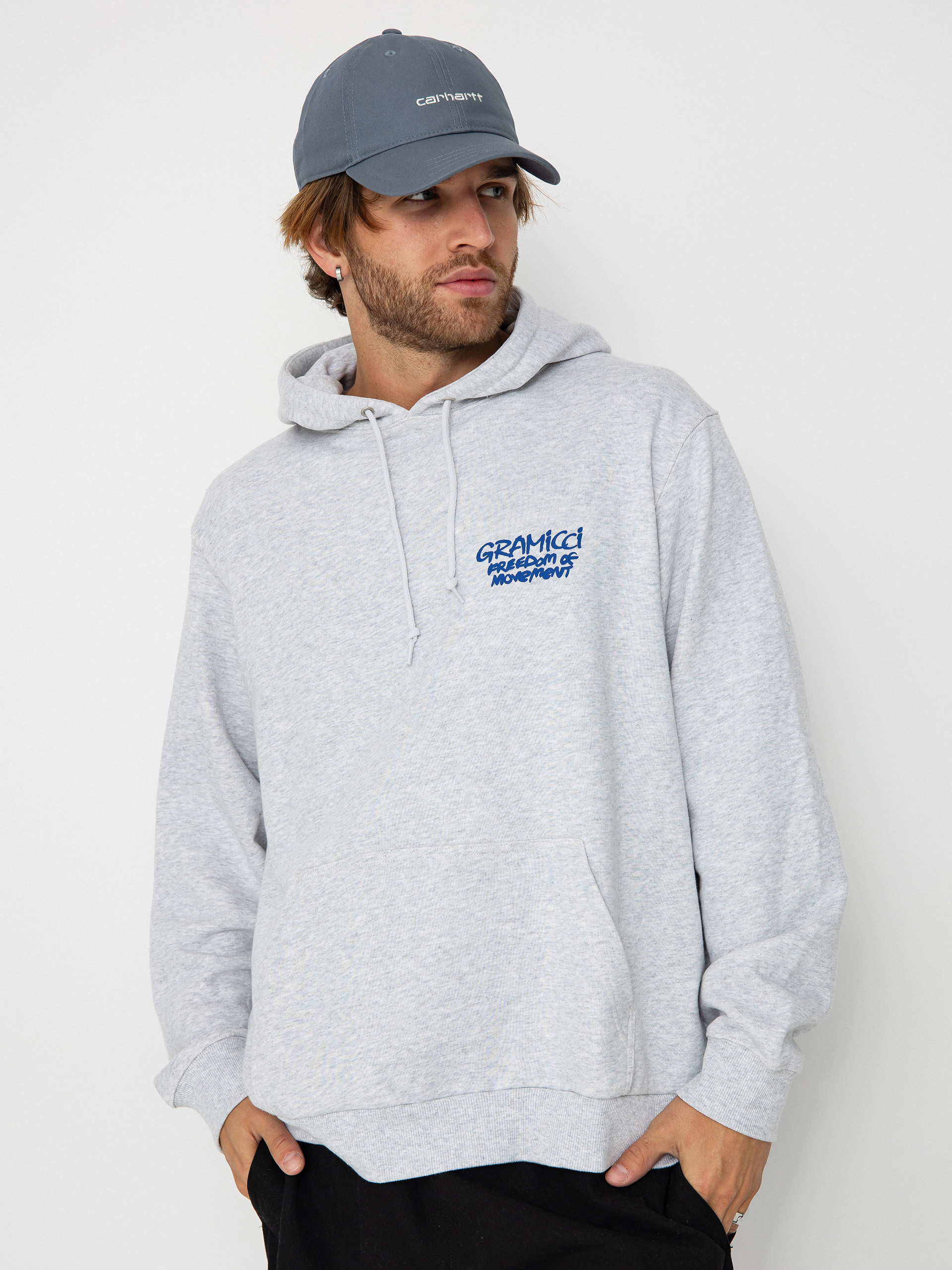 Hanorac cu glugă Gramicci Napping Climber HD (grey heather)