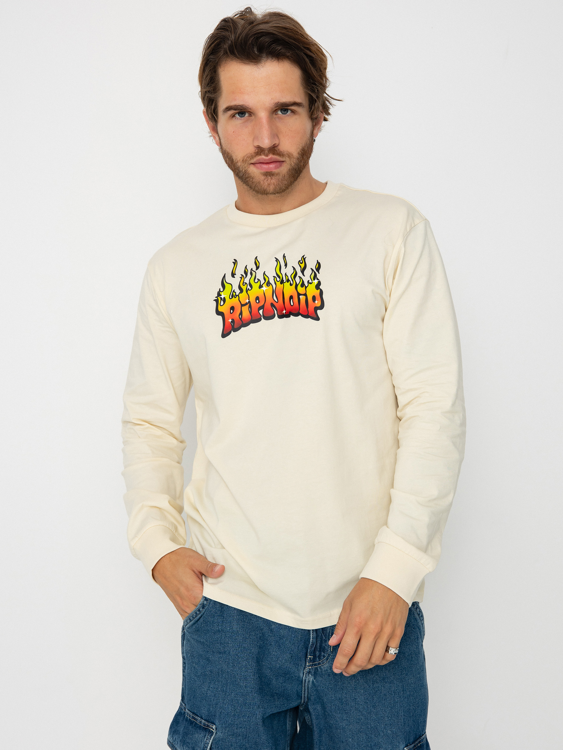 Longsleeve RipNDip Scary Cute (natural)