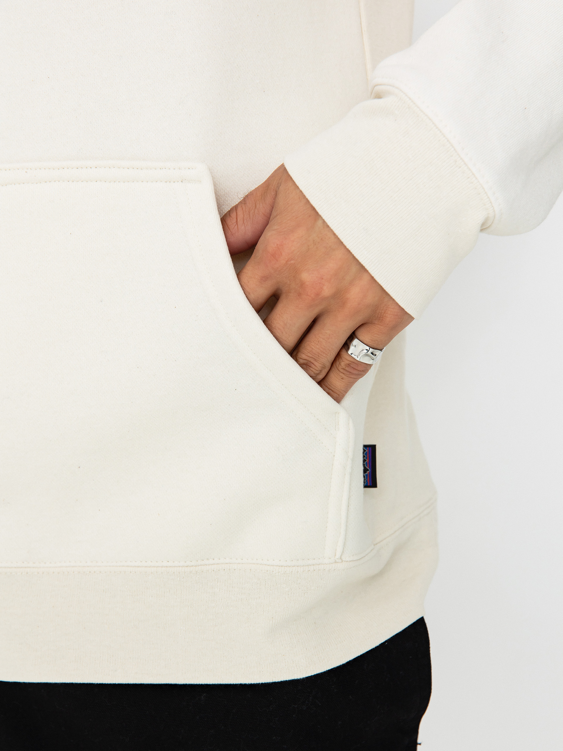 Hanorac cu glugă Patagonia Chouinard Crest Uprisal HD (birch white)