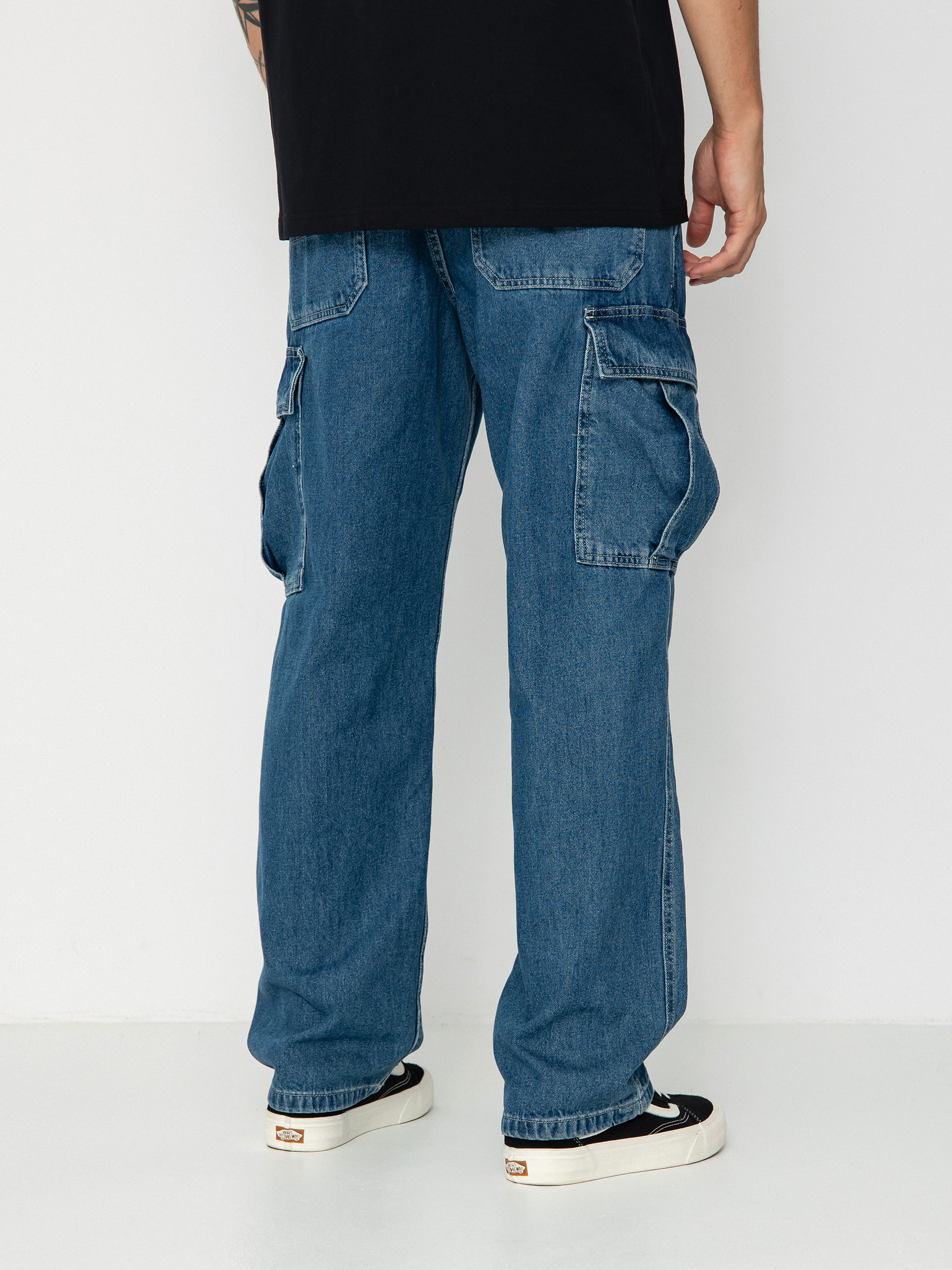 Pantaloni Vans Service Cargo Loose Denim (vintage indigo)