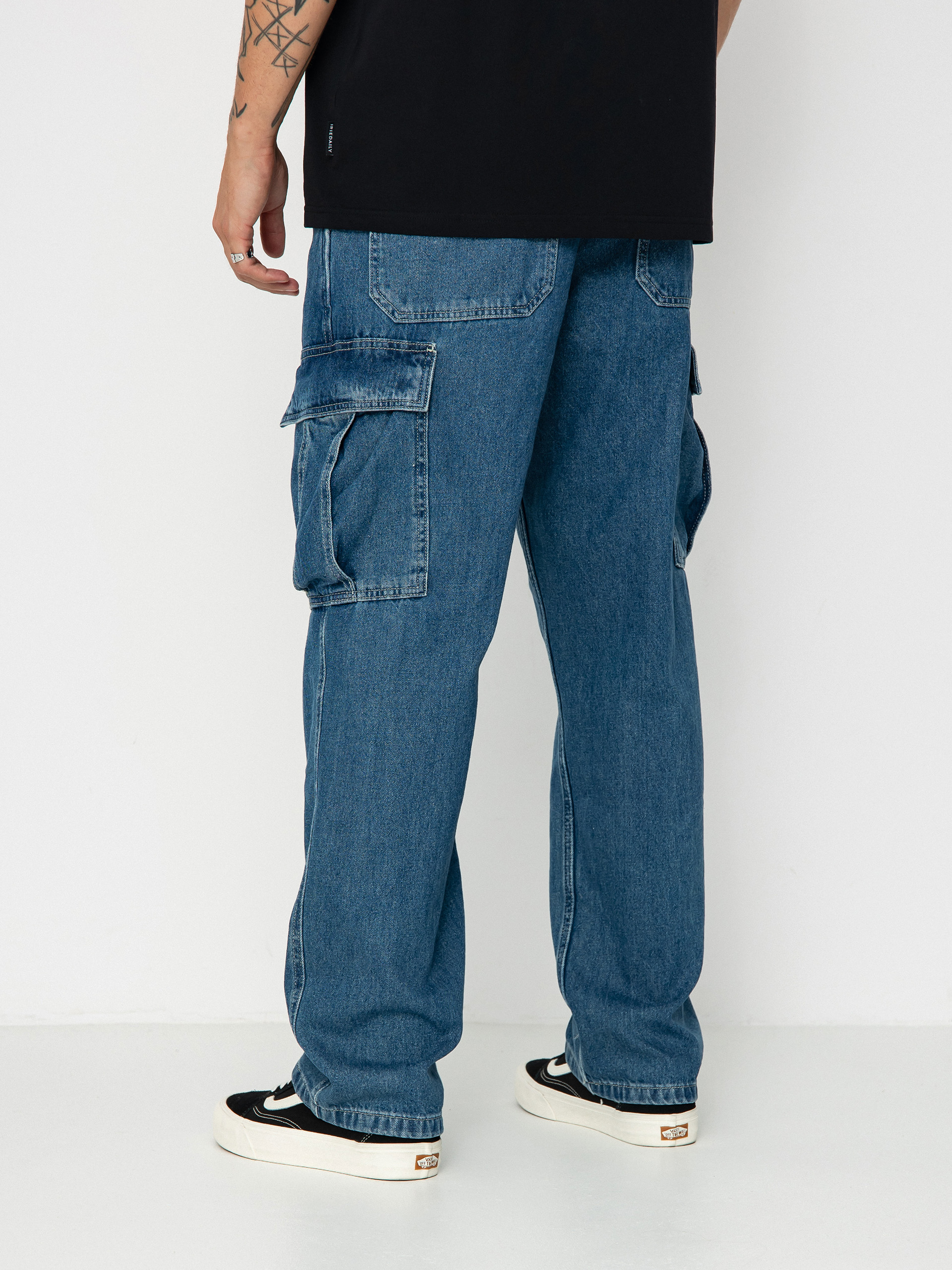 Pantaloni Vans Service Cargo Loose Denim (vintage indigo)