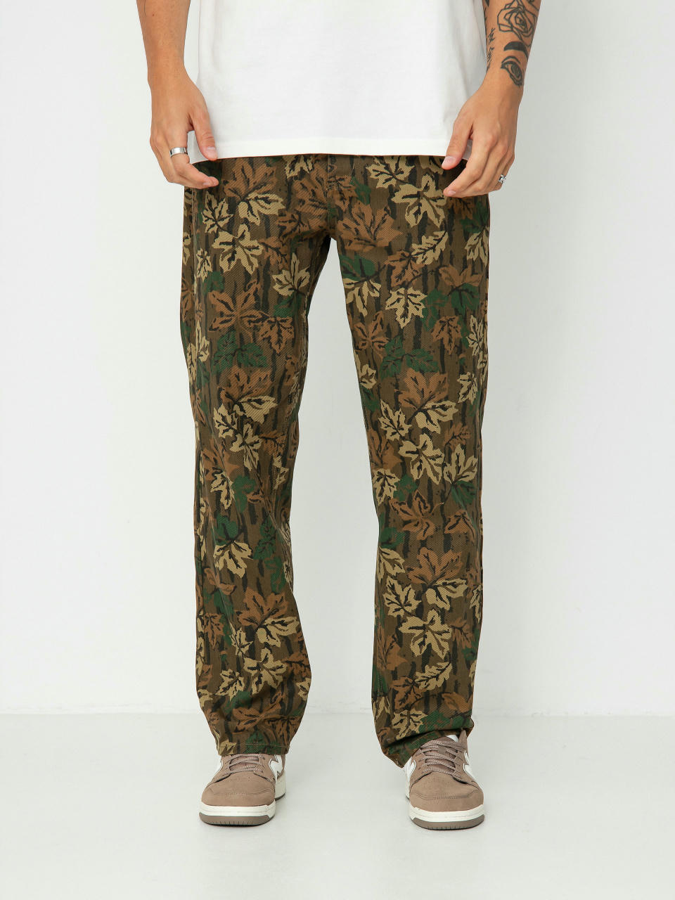 Pantaloni OBEY Hardwork Printed Denim (mulled basil multi)