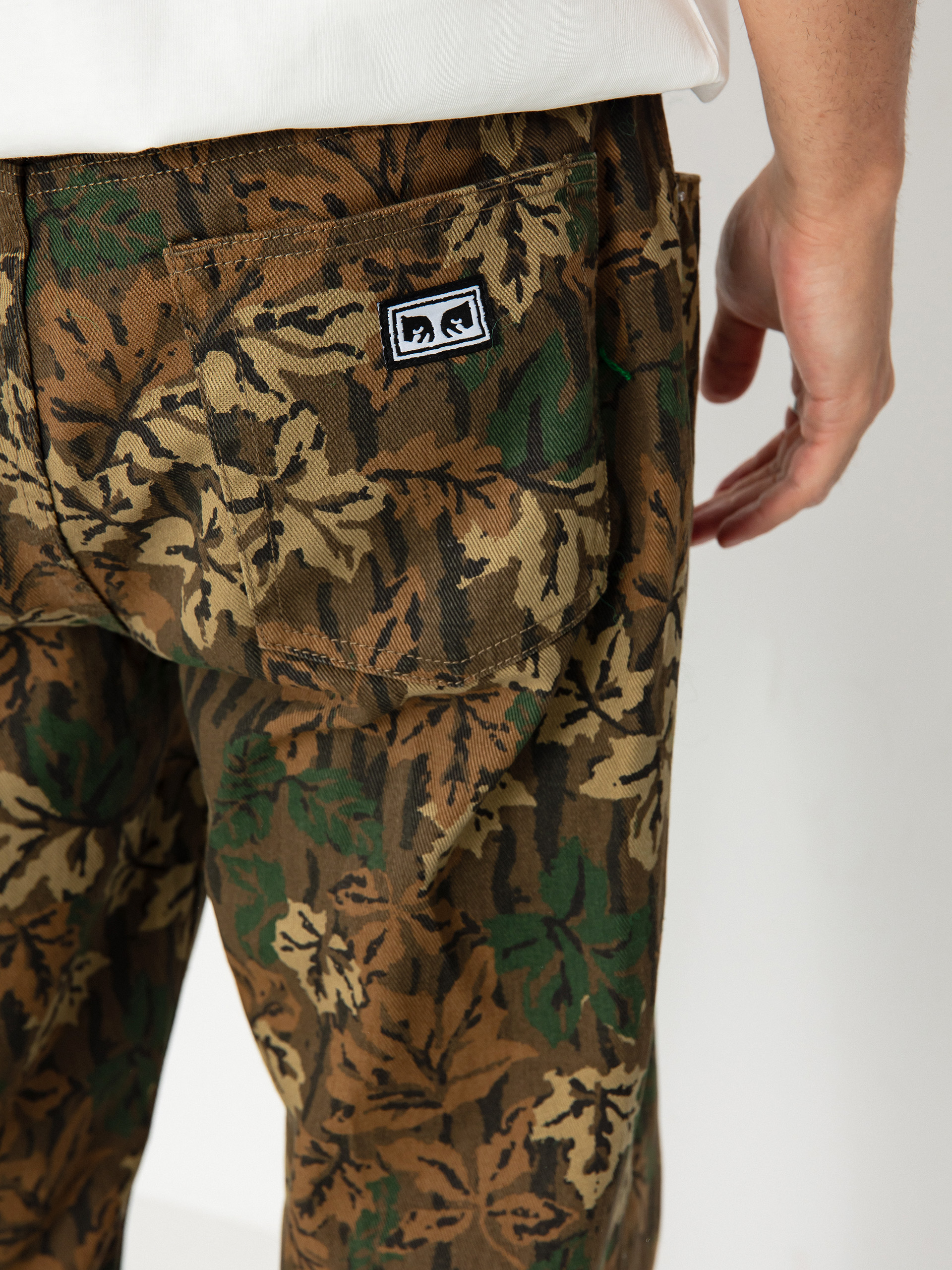 Pantaloni OBEY Hardwork Printed Denim (mulled basil multi)