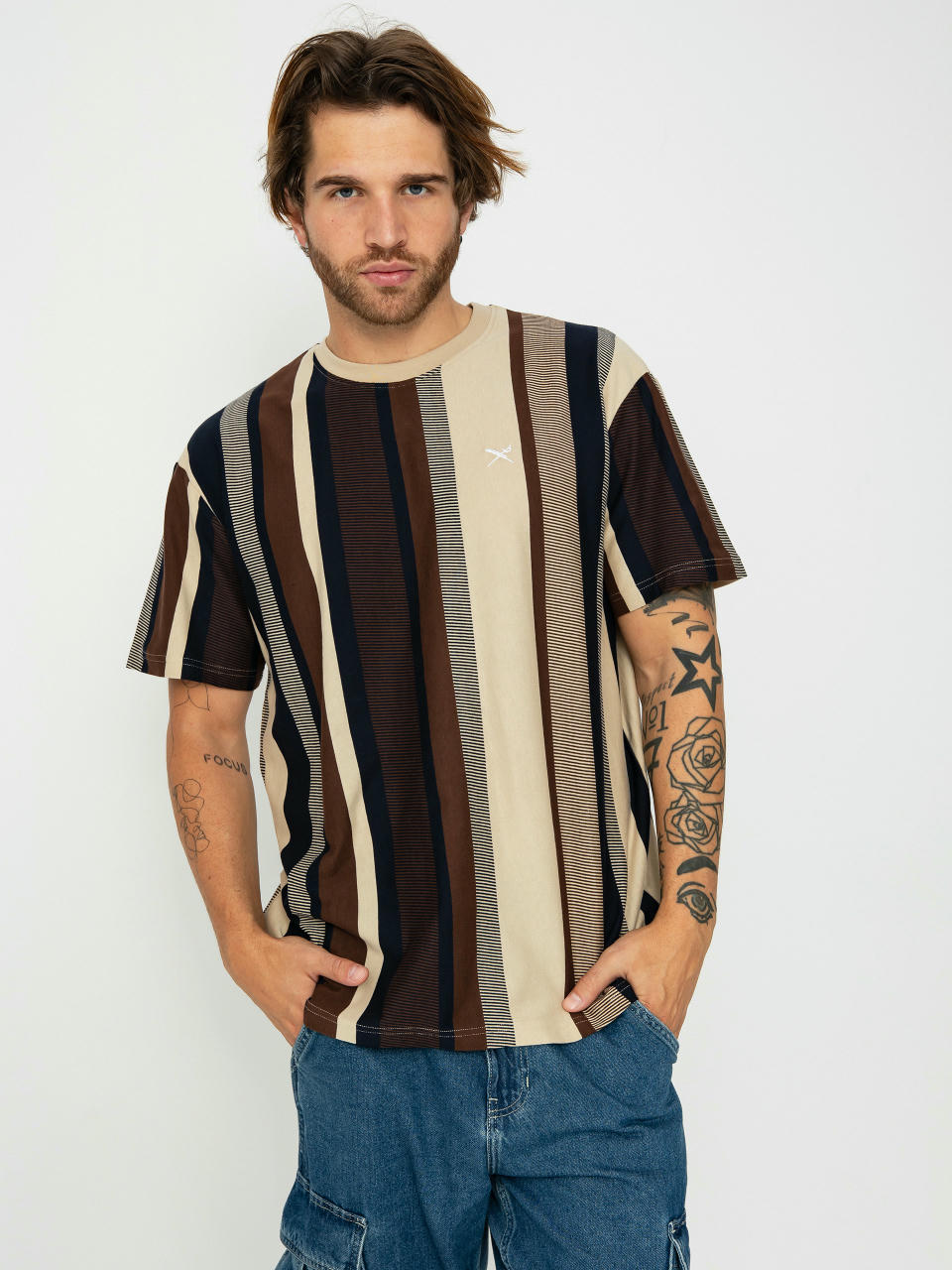 Tricou Iriedaily Lukas (navy brown)