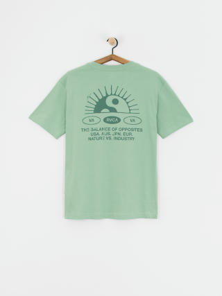 Tricou RVCA Balance Rise (green haze)