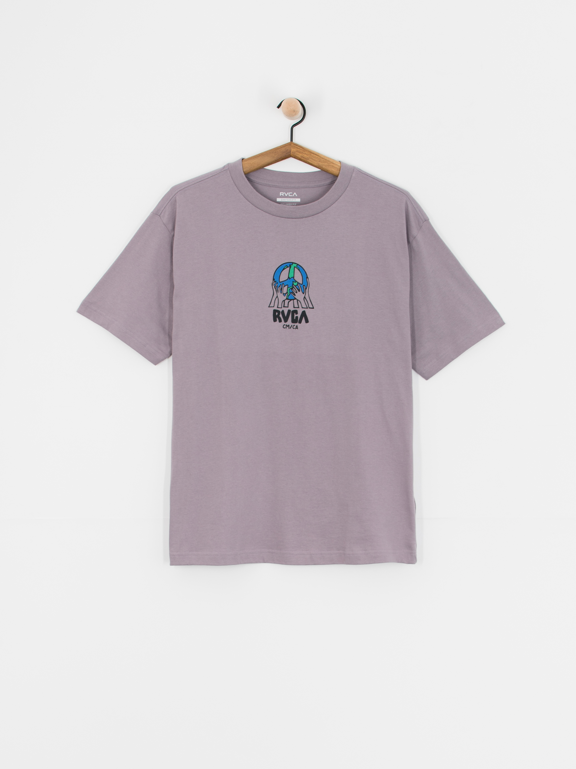 Tricou RVCA Earth Corp (gray ridge)