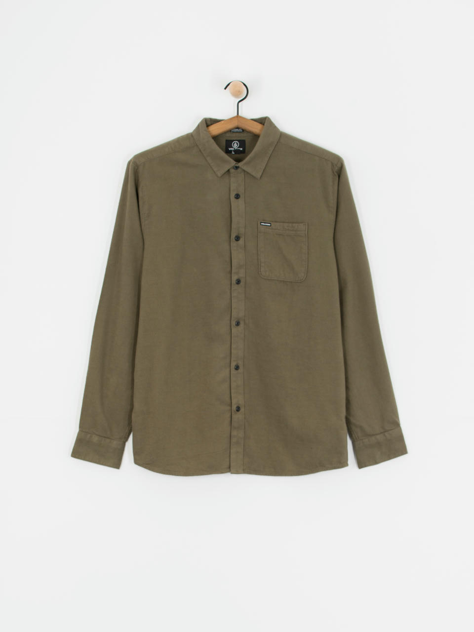 Cămașă Volcom Caden Solid Ls (wintermoss)