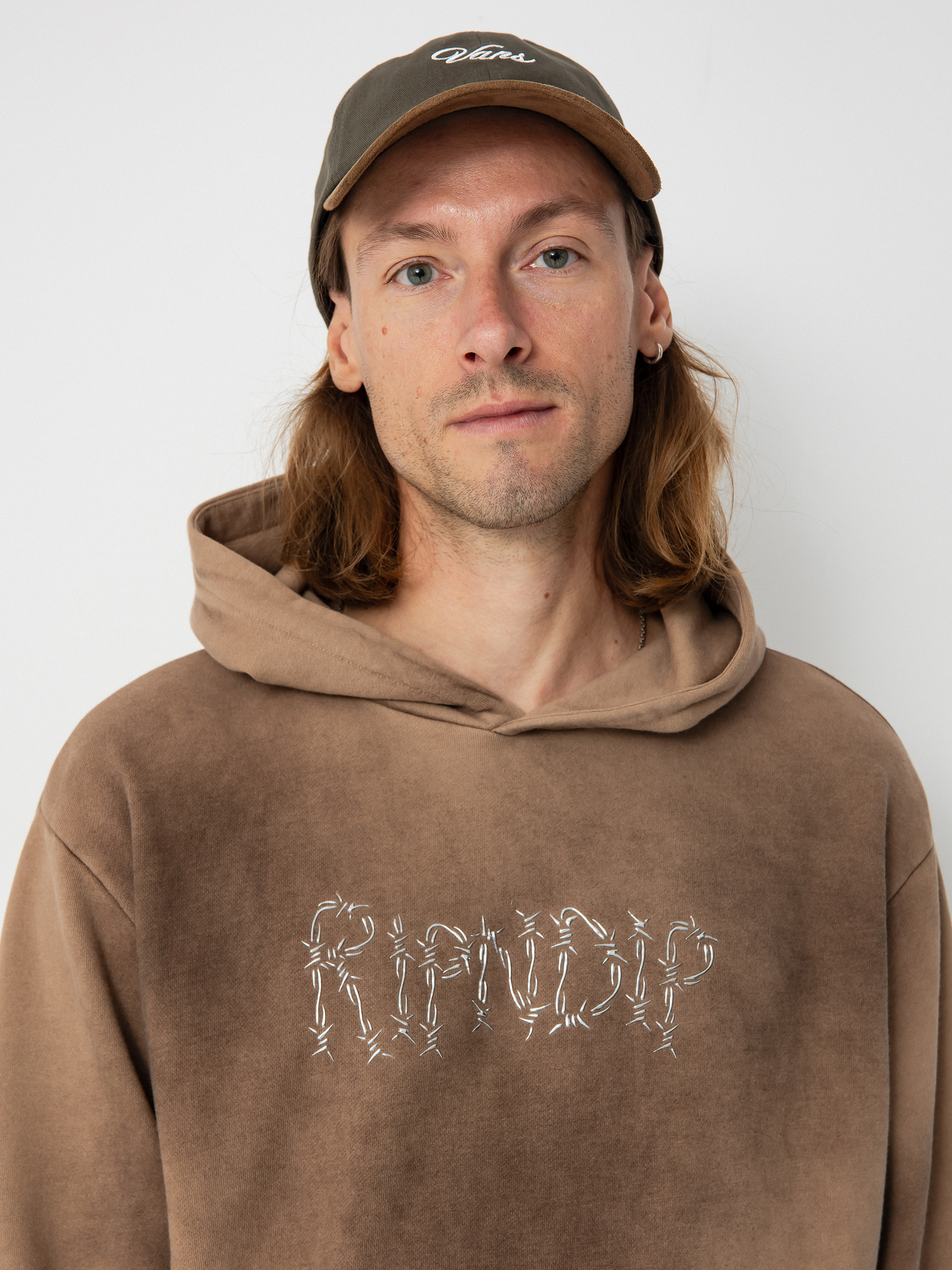Hanorac cu glugă RipNDip Keep Out HD (almond)