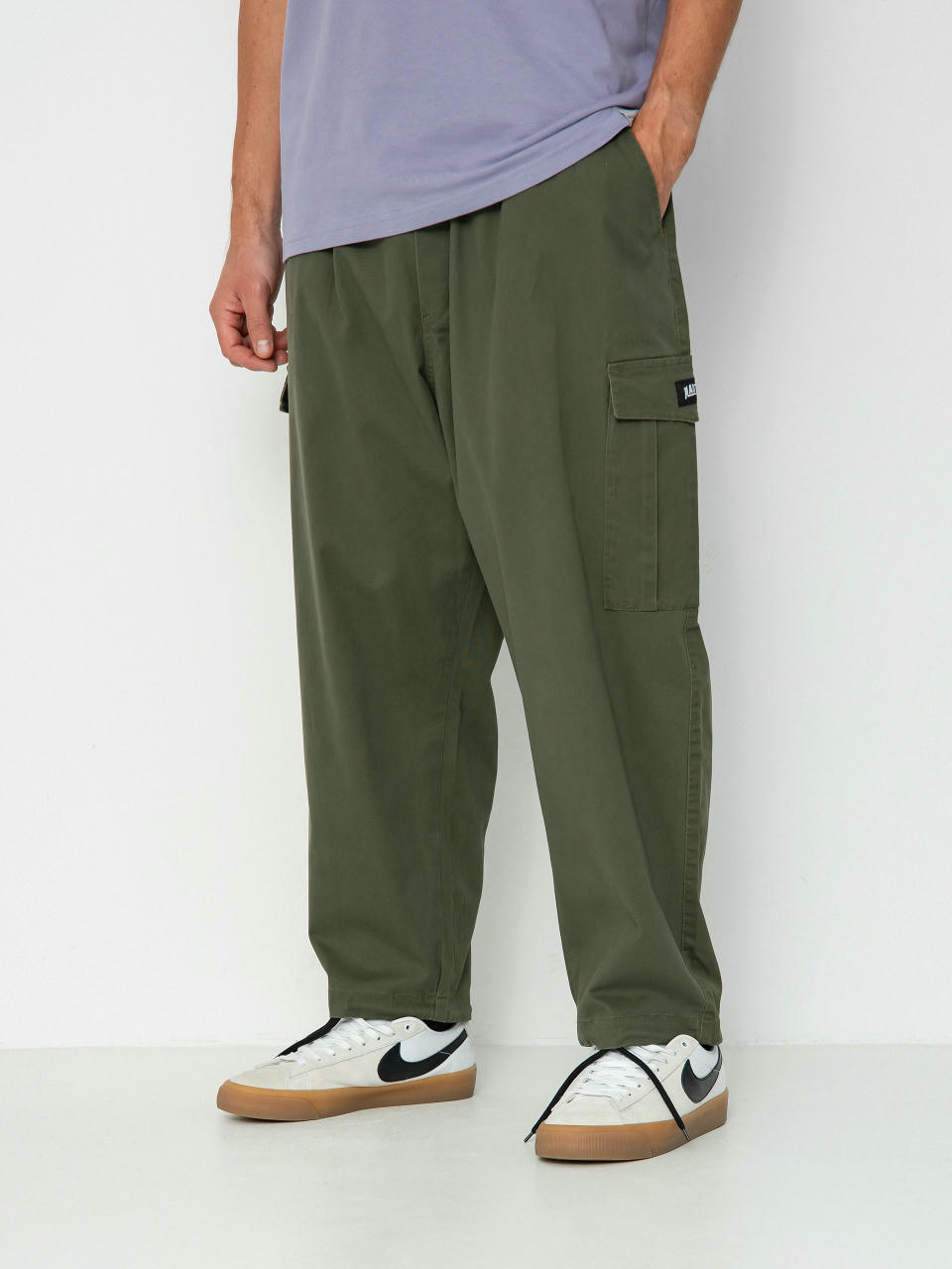 Pantaloni Malita Cargo Elastic Log Sl (green)