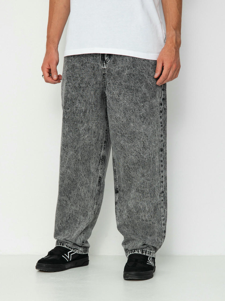 Pantaloni Wasted Paris Signature Snow Casper (grey)