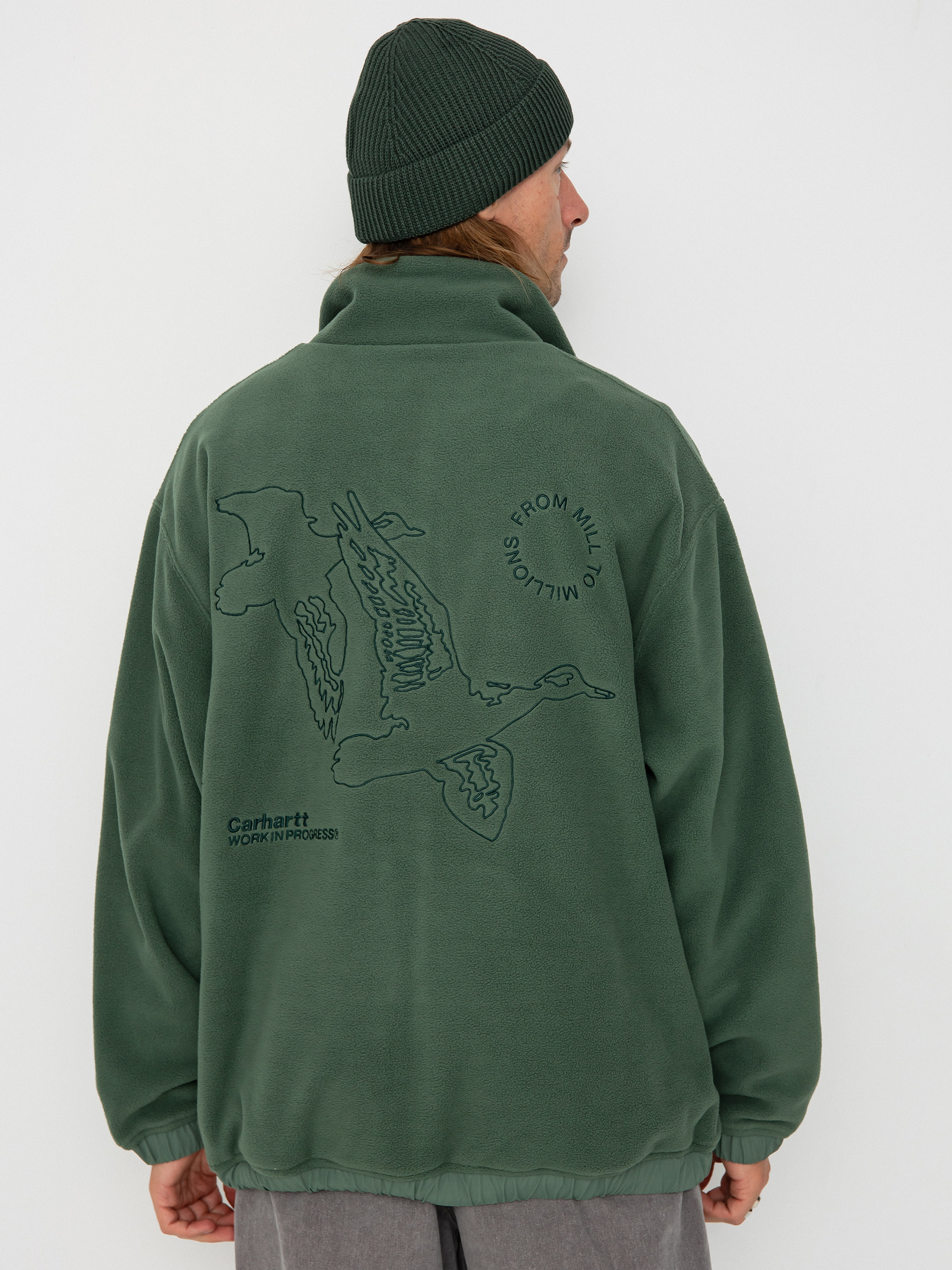 Geacă Carhartt WIP Flying Ducks Liner (duck green)