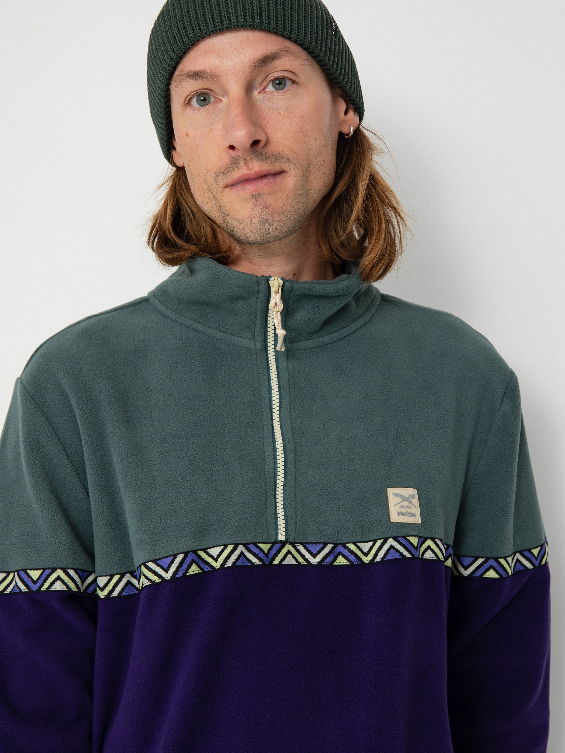 Pentru bărbați Hanorac din fleece Iriedaily Monte Noe (cool jungle)