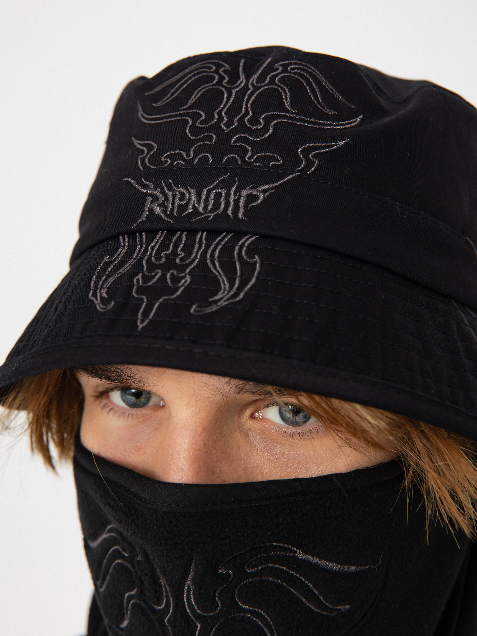 Pălărie RipNDip Volt Face Mask Bucket Hat (black)